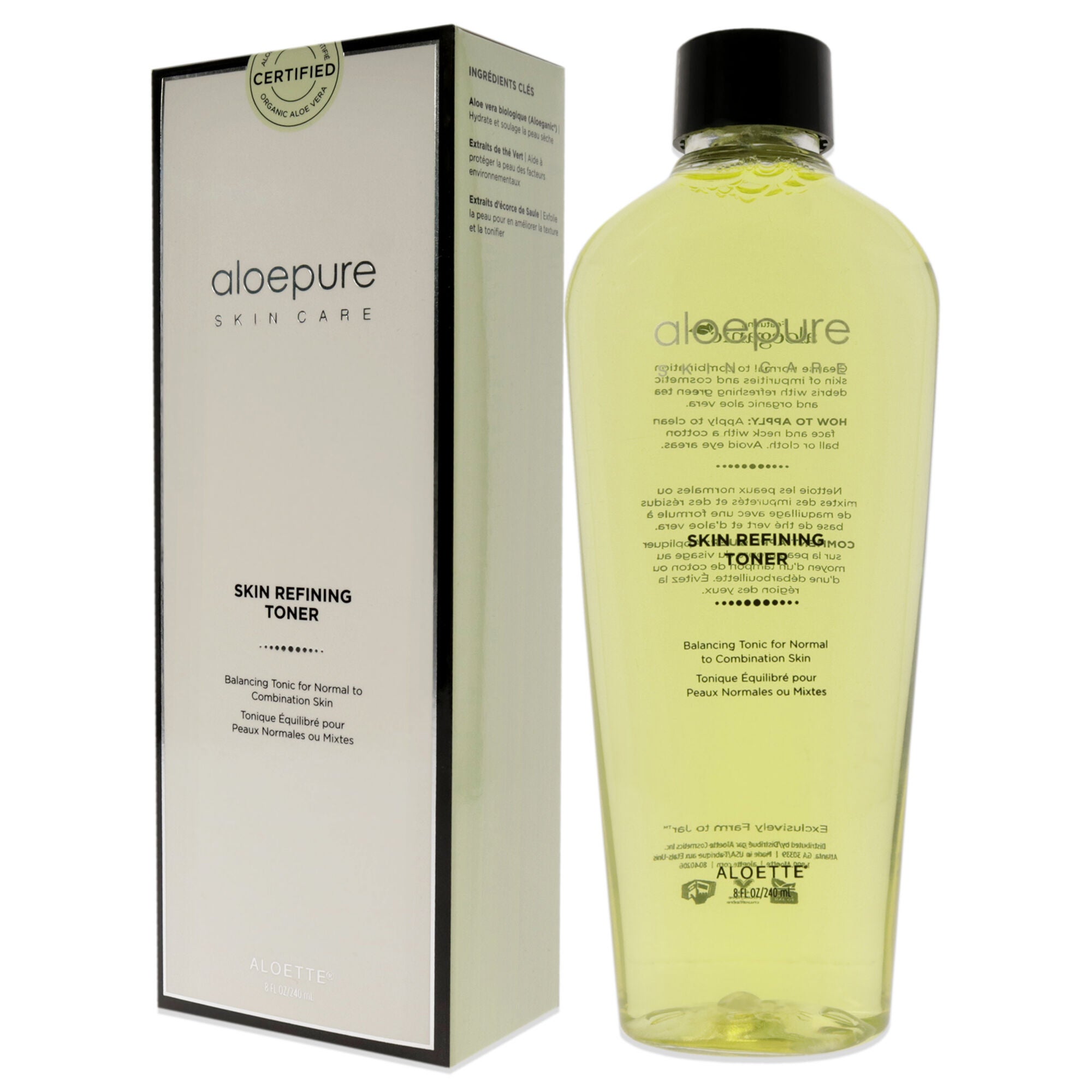 Aloepure Skin Refining Toner by Aloette for Unisex - 8 oz Toner, See Description, alternate image number 3