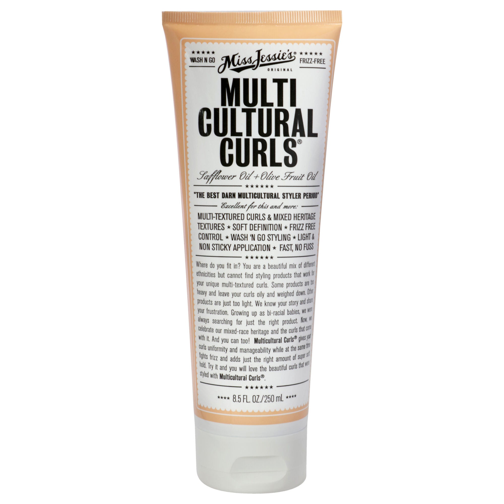 Multi Cultural Curls by Miss Jessies for Unisex - 8.5 oz Cream, See Description, hi-res image number 0