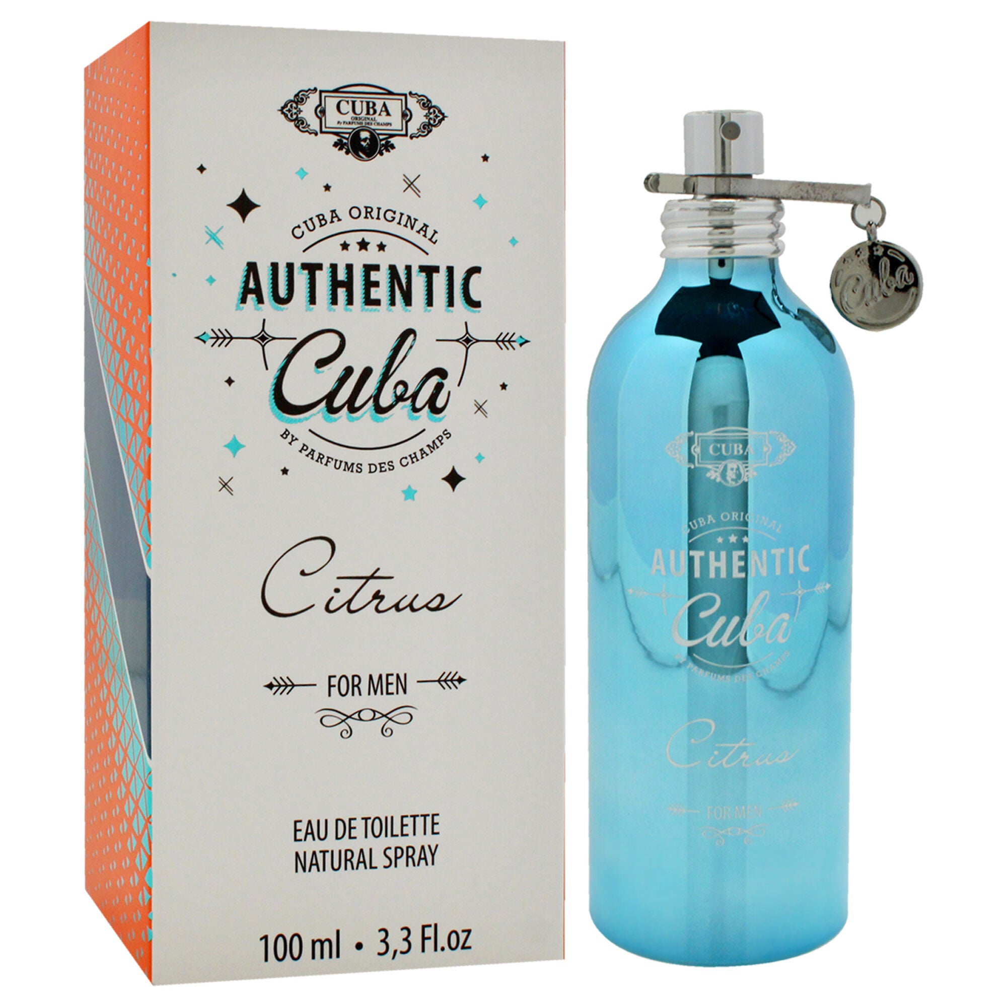 Cuba Authentic Citrus by Cuba for Men - 3.3 oz EDT Spray, See Description, alternate image number 2