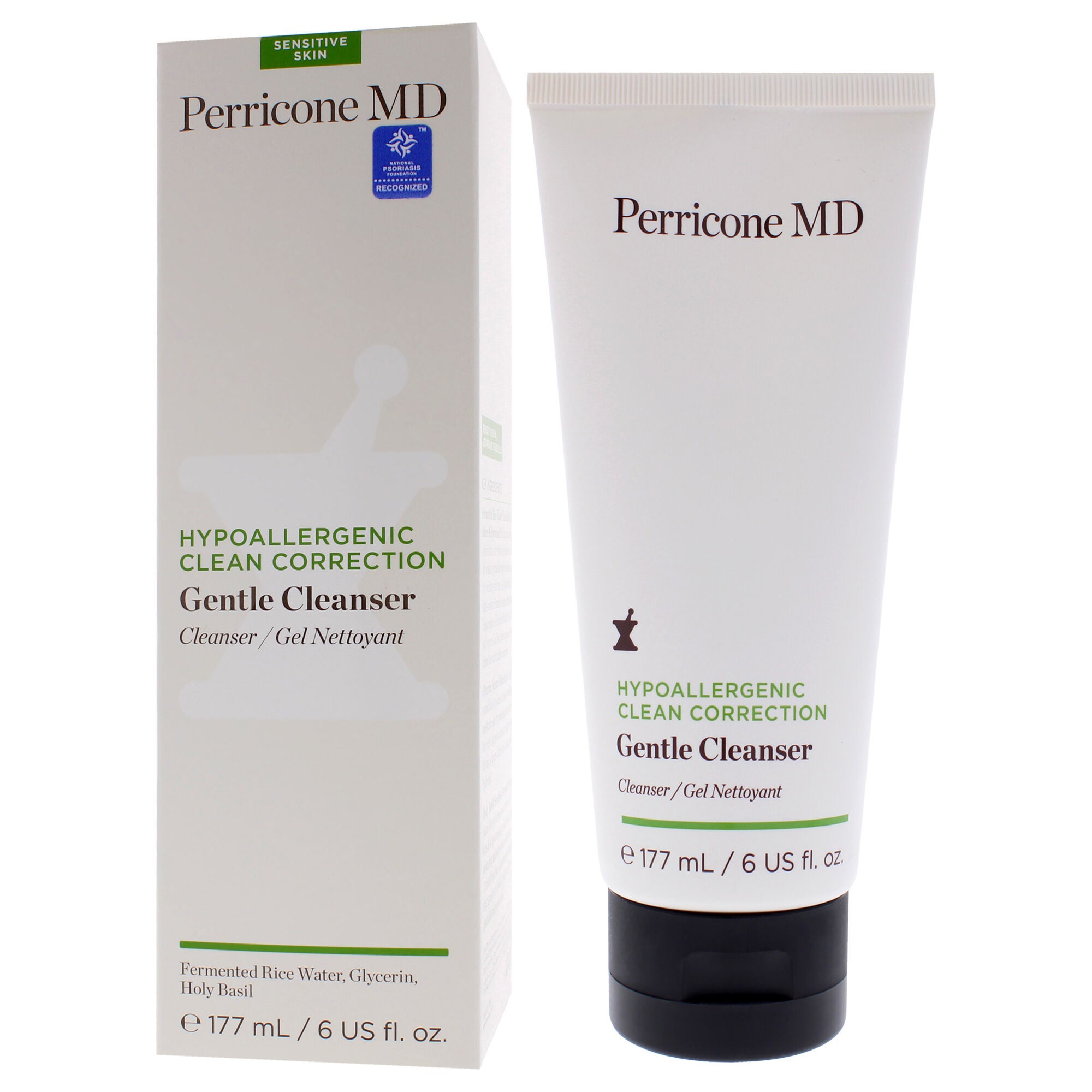 Hypoallergenic Clean Correction Gentle Cleanser by Perricone MD for Unisex - 6 oz Cleanser, White, alternate image number 3