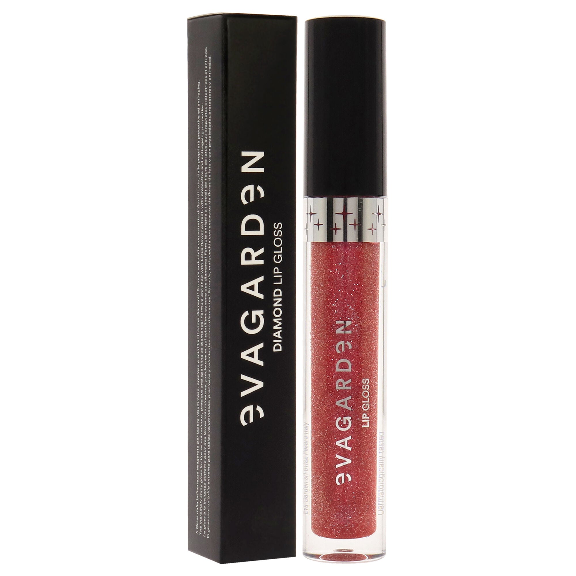 Diamond Lip Gloss - 859 Bright Cherry by Evagarden for Women - 0.09 oz Lip Gloss, , alternate image number 6