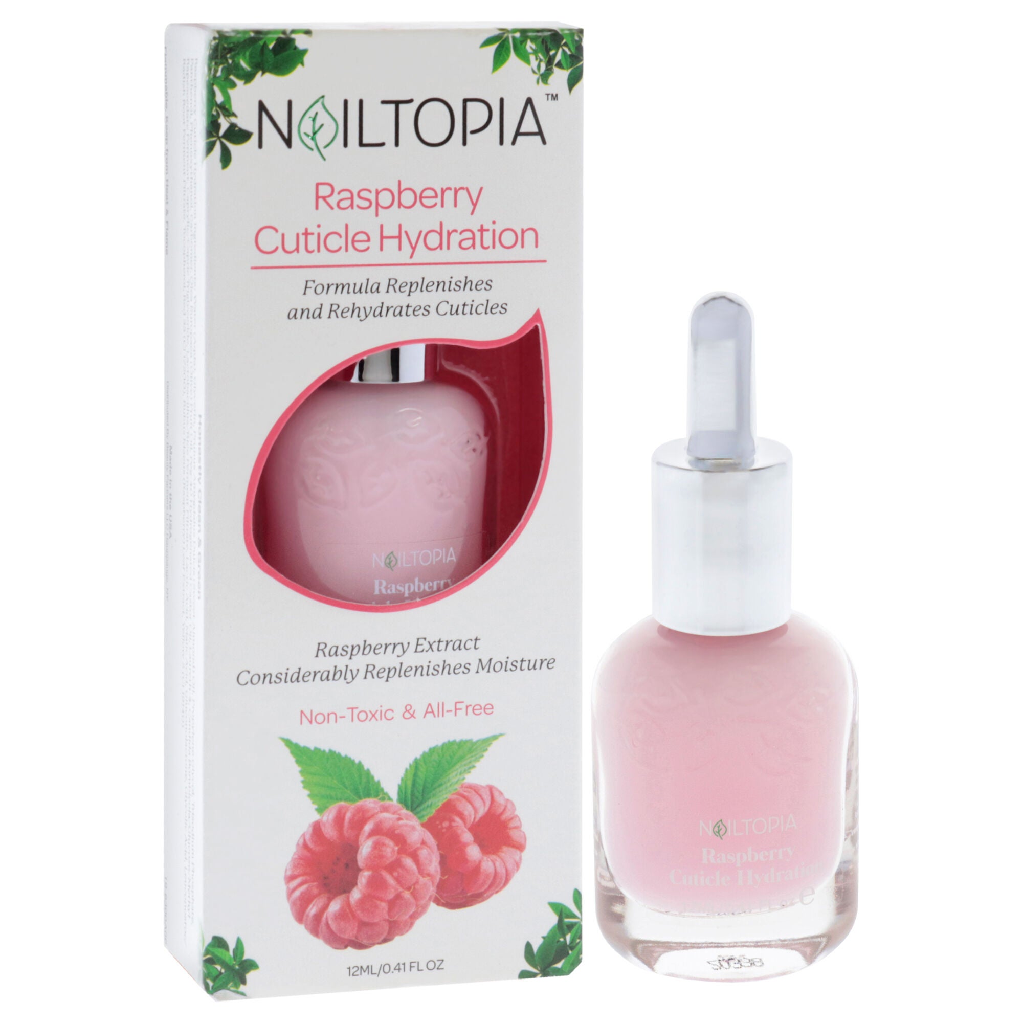 Cuticle Hydration - Raspberry by Nailtopia for Women - 0.41 oz Nail Treatment, See Description, alternate image number 2