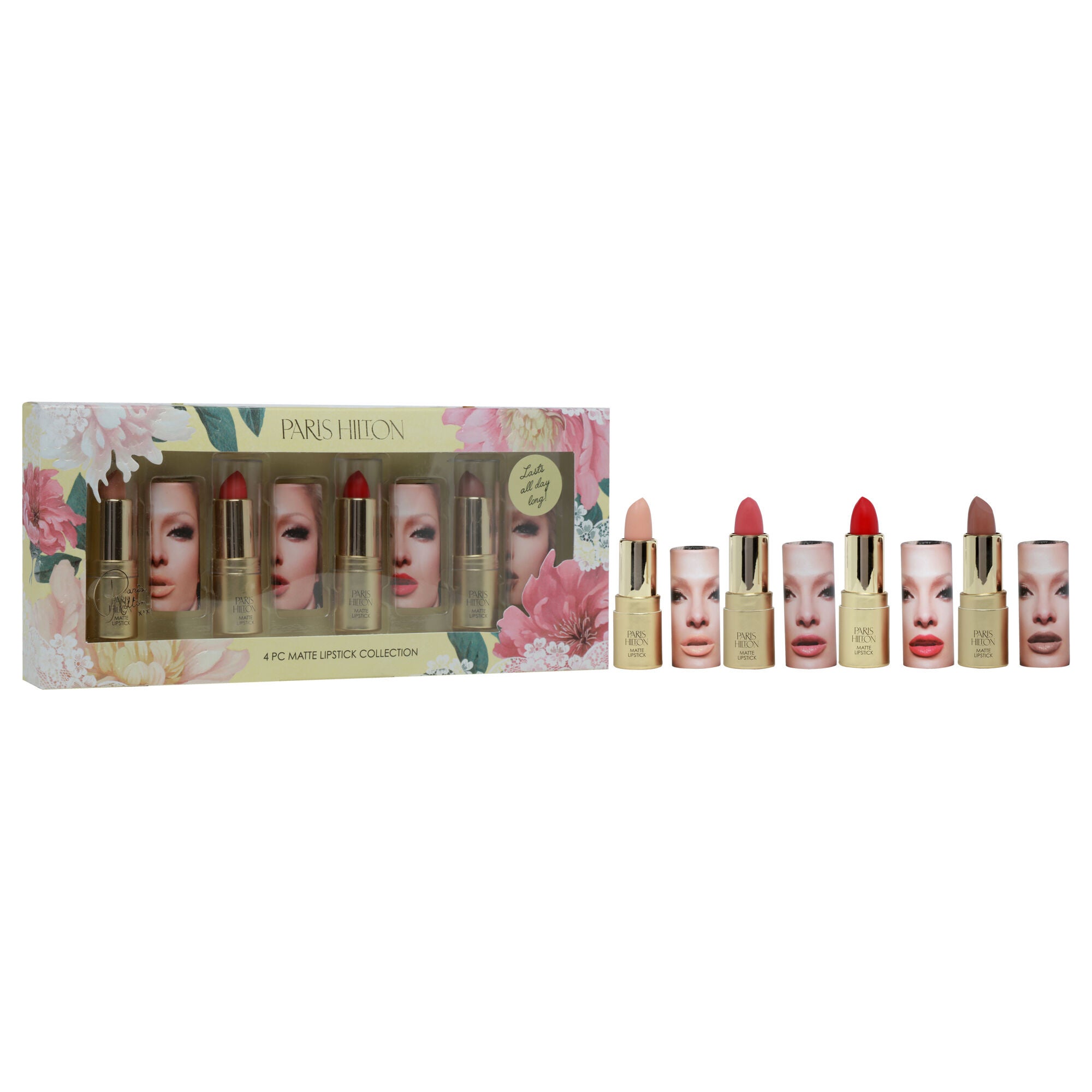 Matte Lipstick Collection by Paris Hilton Cosmetics for Women - 4 Pc Set, , alternate image number 6