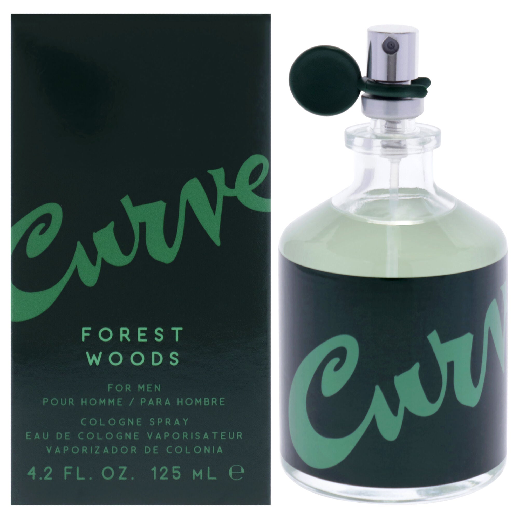 Curve Forest Woods by Liz Claiborne for Men - 4.2 oz EDC Spray, Clear, hi-res image number 0