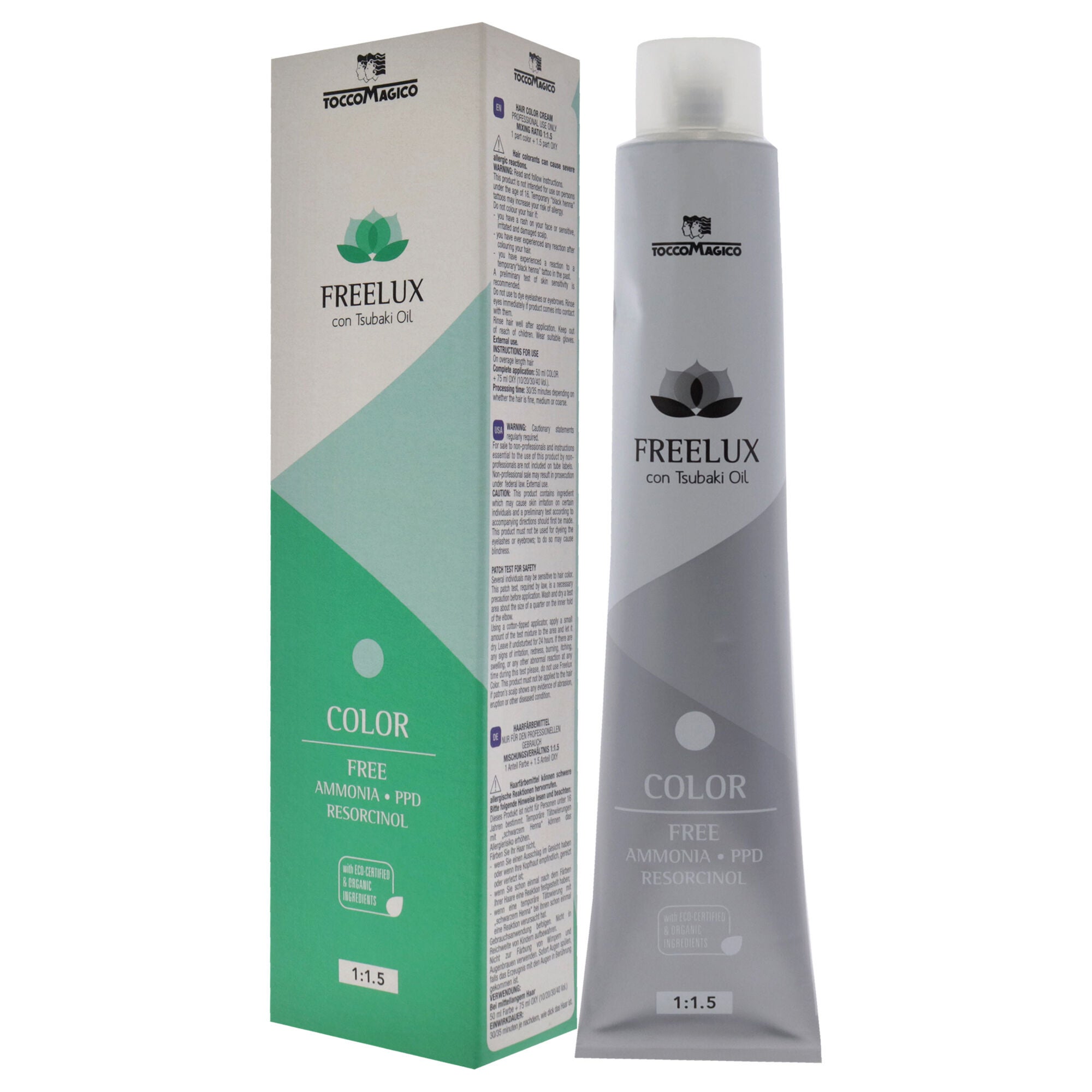 Freelux Permanet Hair Color - 9 Very Light Blond by Tocco Magico for Unisex - 3.38 oz Hair Color, See Description, alternate image number 3