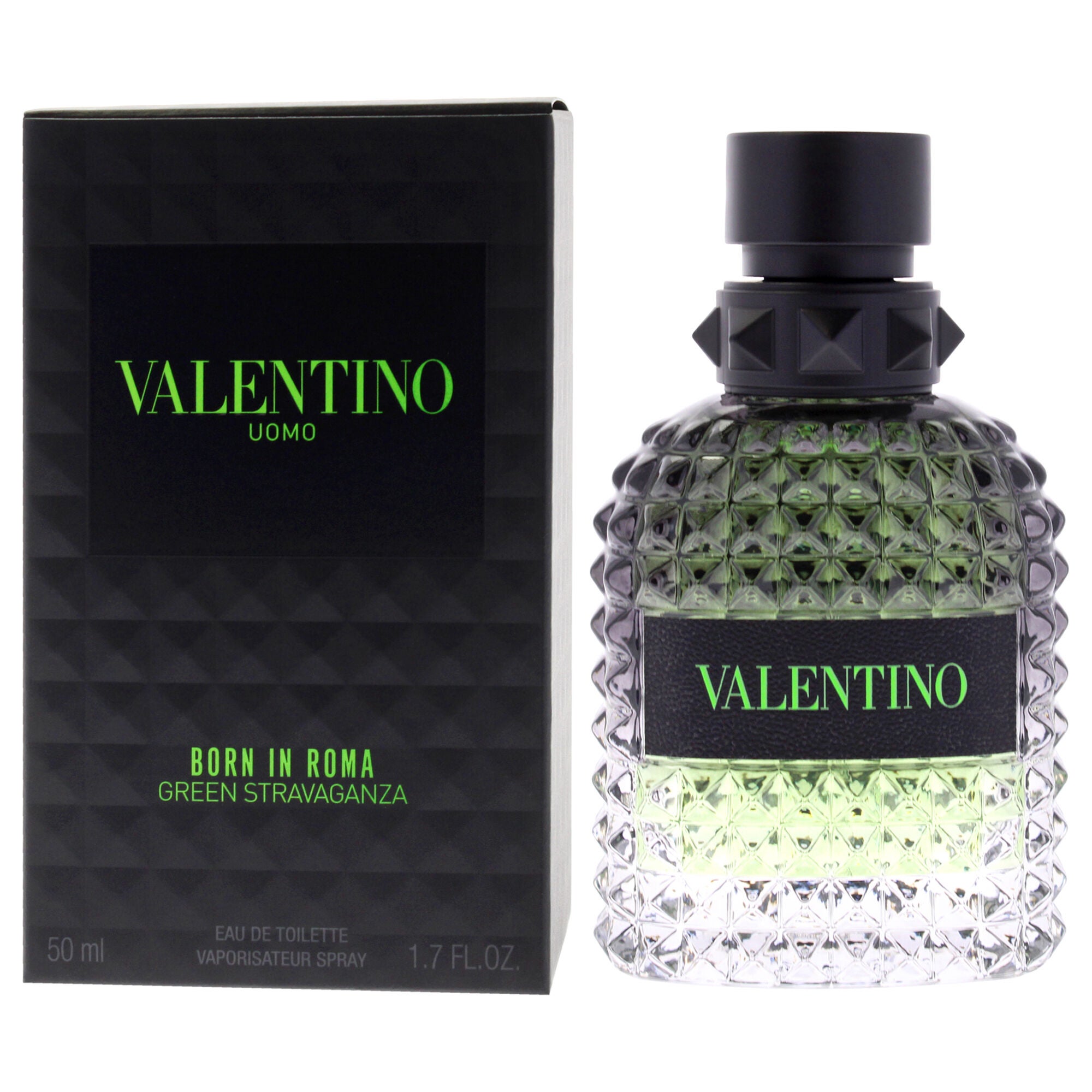 Valentino Uomo Born In Roma Green Stravaganza by Valentino for Men - 1.7 oz EDT Spray, See Description, alternate image number 3