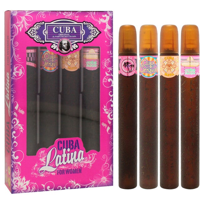 Cuba Latino Collection by Cuba for Women - 4 Pc Gift Set, NA, alternate image number null
