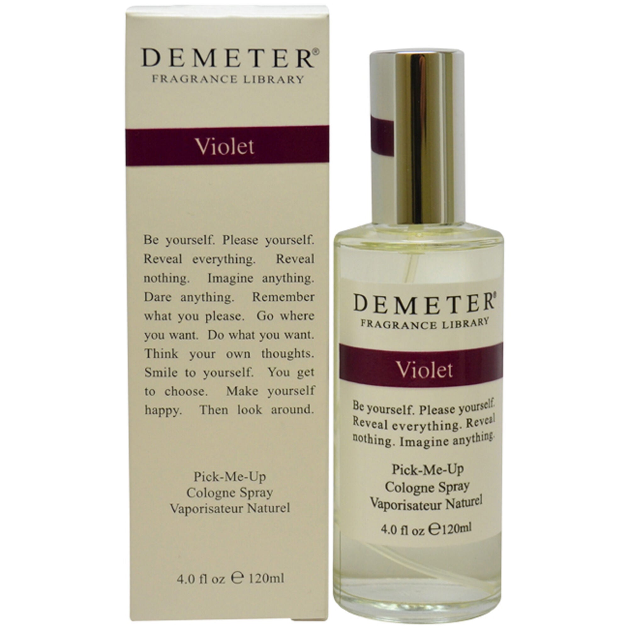 Violet by Demeter for Women - 4 oz Cologne Spray, Clear, hi-res image number 0