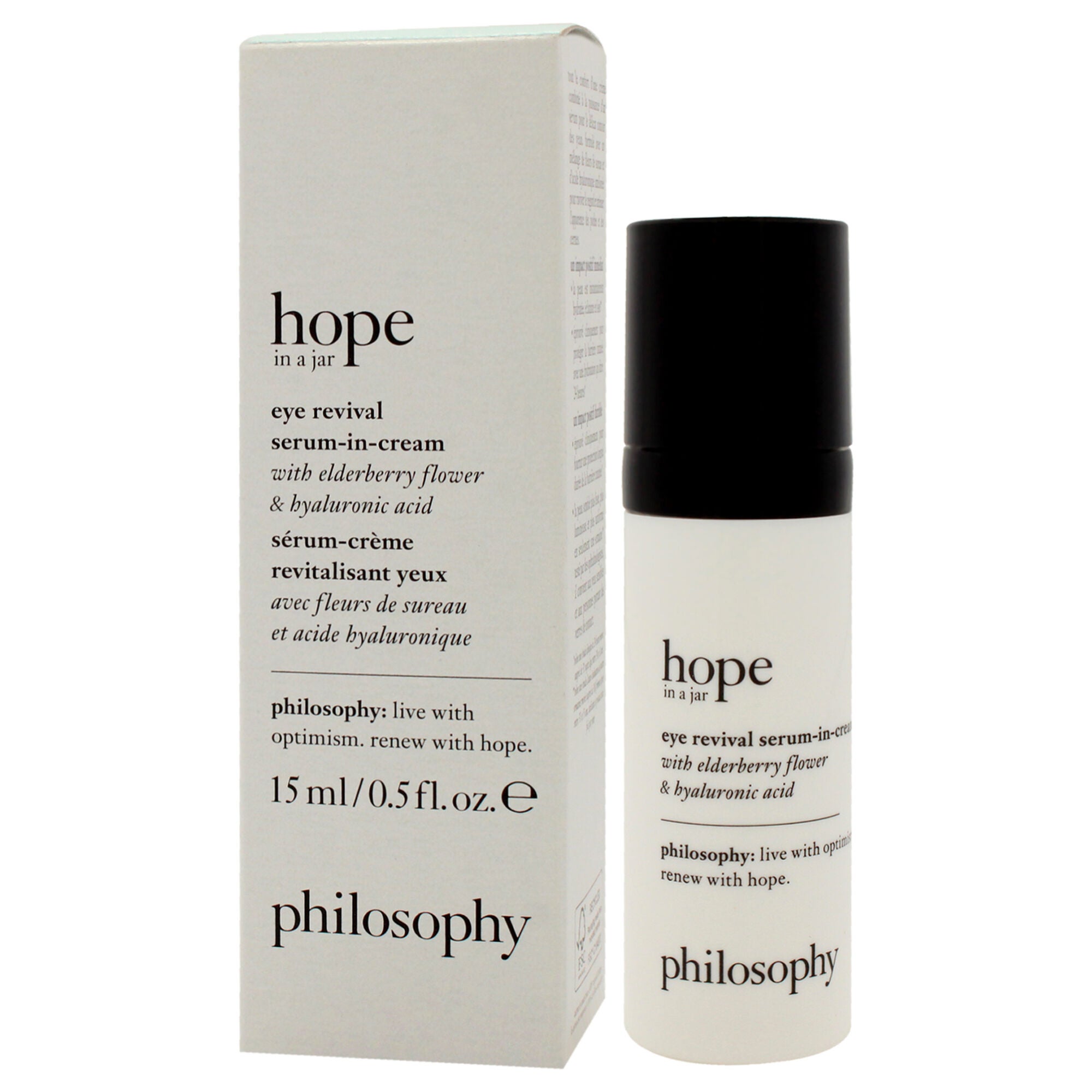 Hope in a Jar Eye Revival Serum-In-Cream by Philosophy for Unisex - 0.5 oz Sreum, See Description, alternate image number 3