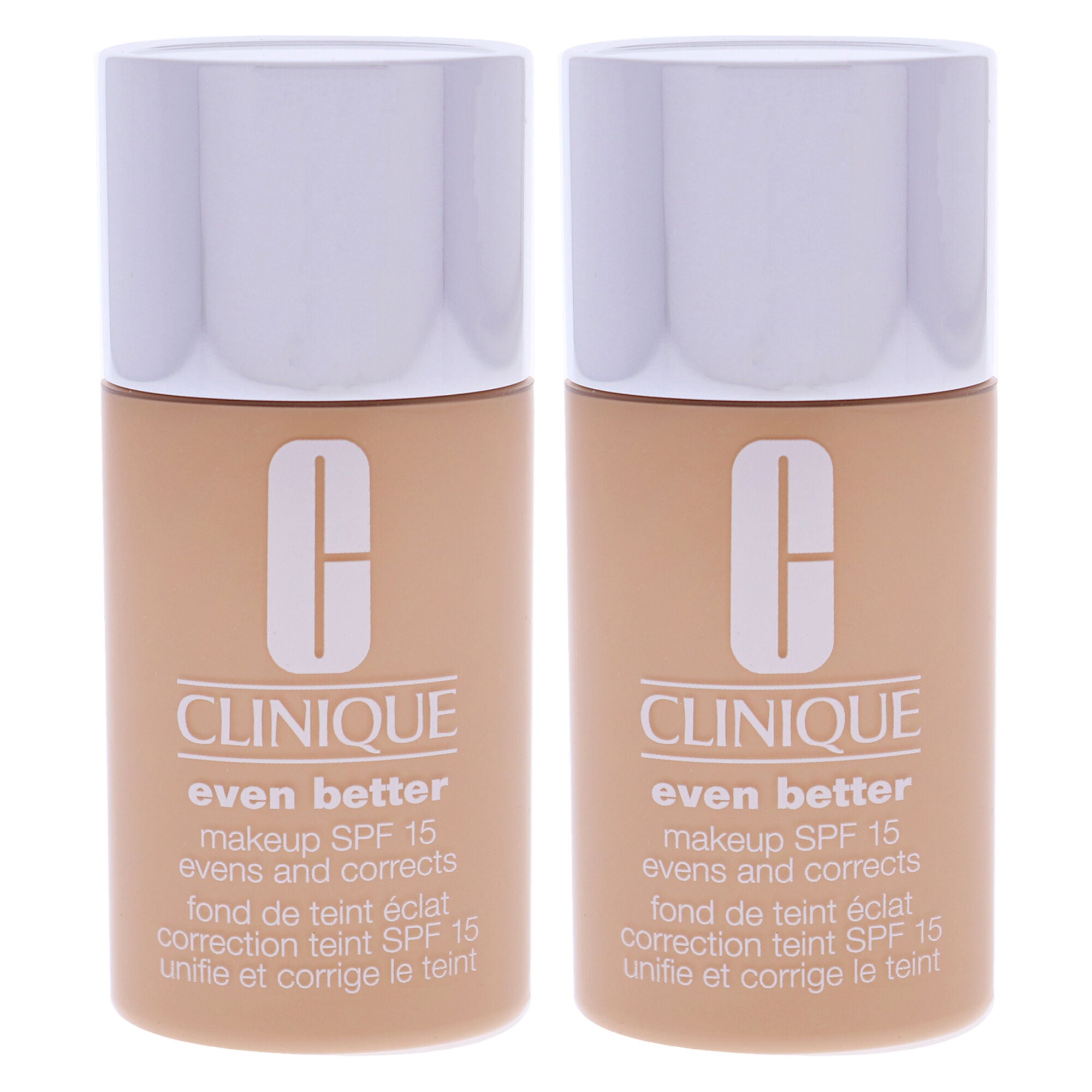 Even Better Makeup SPF 15 - WN 04 Bone by Clinique for Women - 1 oz Foundation - Pack of 2, Brown, alternate image number 1