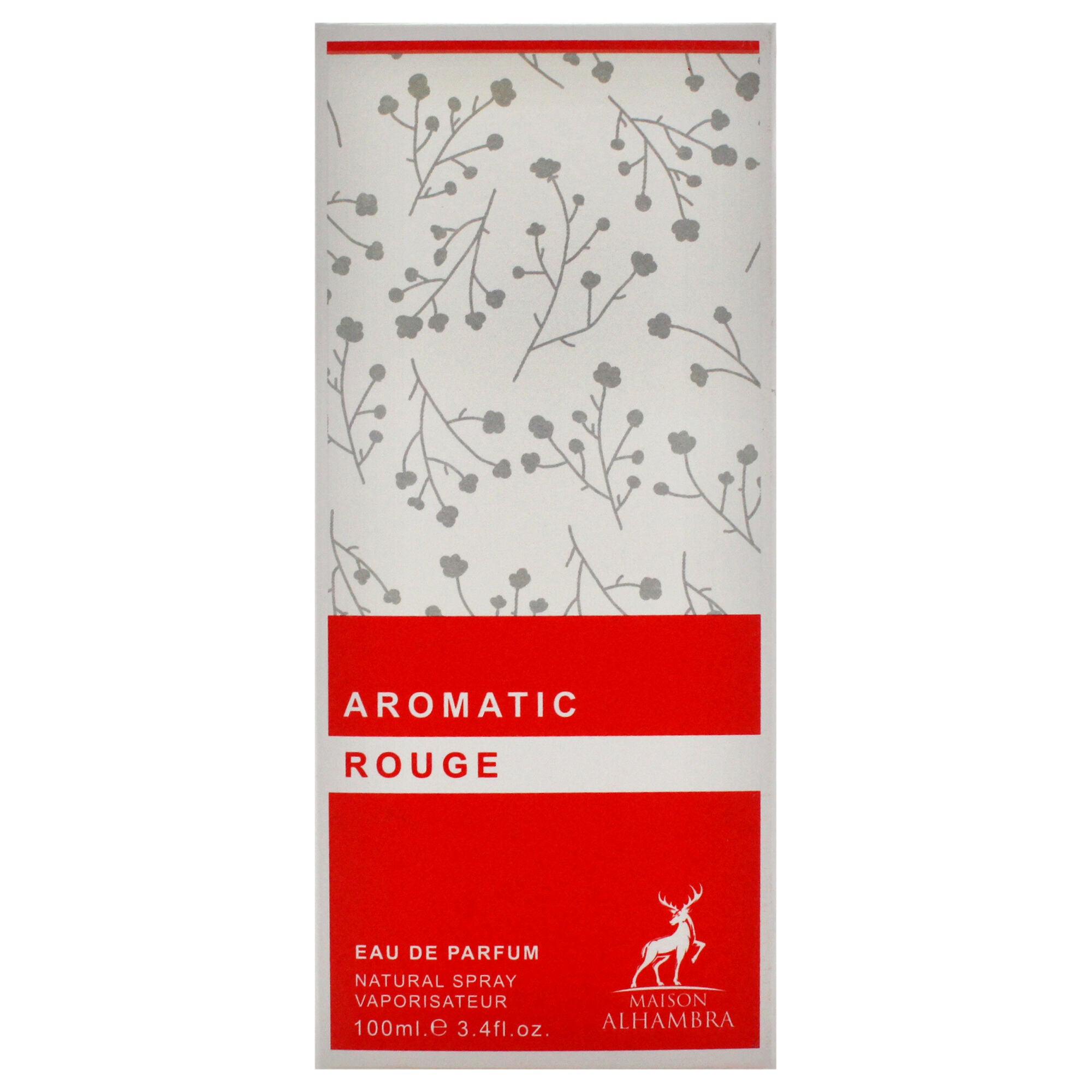 Aromatic Rouge by Maison Alhambra for Women - 3.4 oz EDP Spray, Clear, alternate image number 4