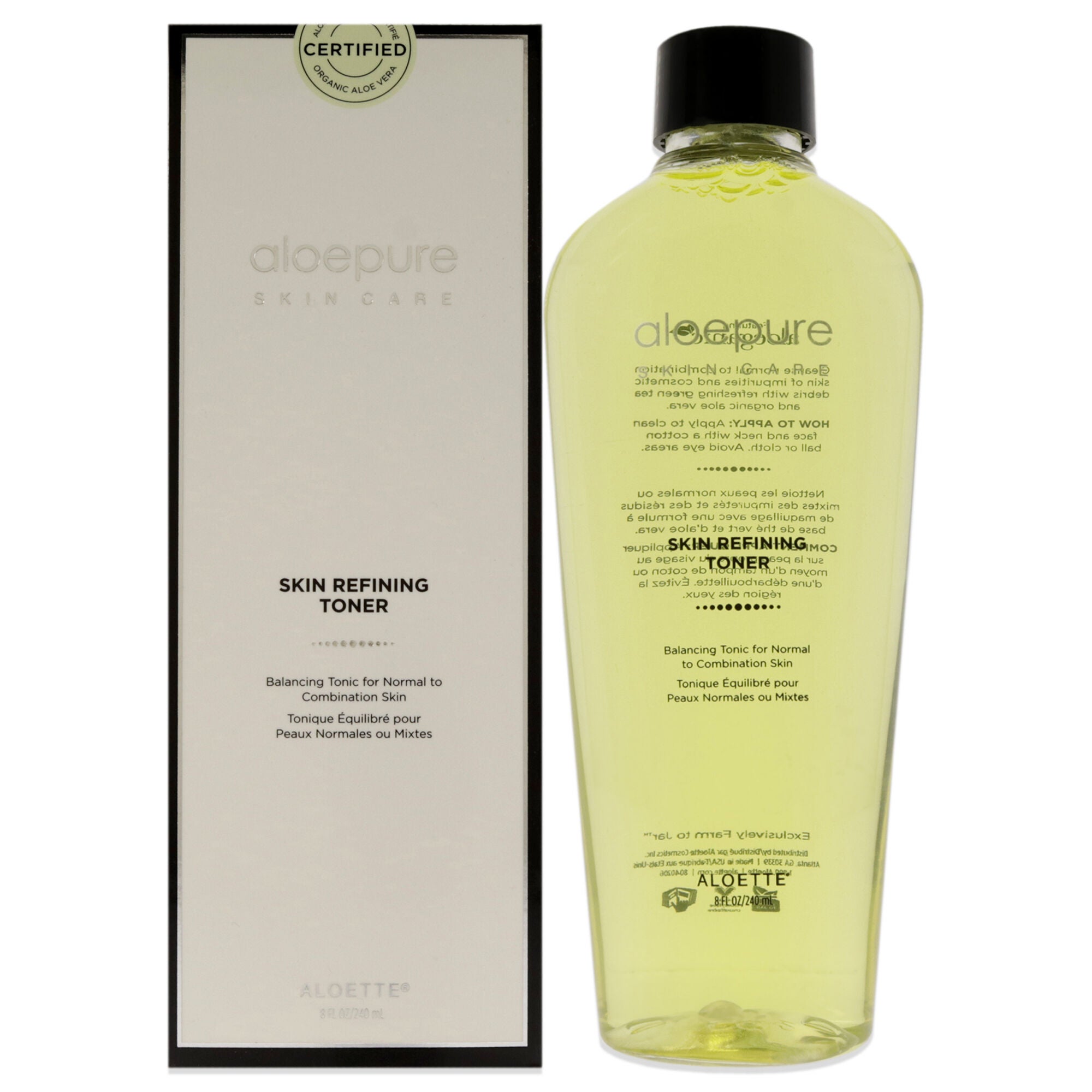 Aloepure Skin Refining Toner by Aloette for Unisex - 8 oz Toner, See Description, hi-res image number 0