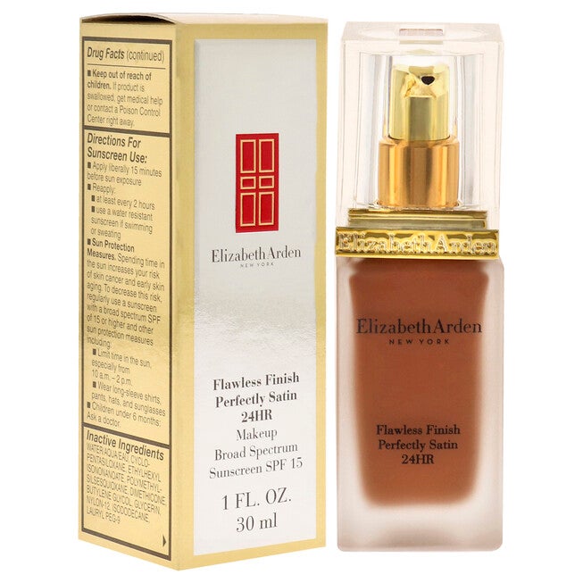 Flawless Finish Perfectly Satin 24HR Makeup SPF 15 - 17 Cocoa by Elizabeth Arden for Women - 1 oz Foundation, , alternate image number 7