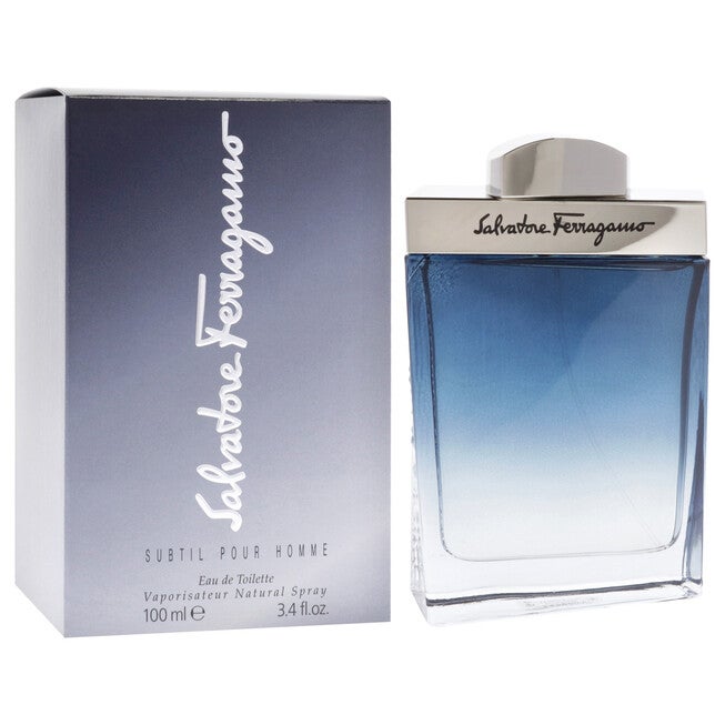 Subtil by Salvatore Ferragamo for Men - 3.4 oz EDT Spray, NA, alternate image number null