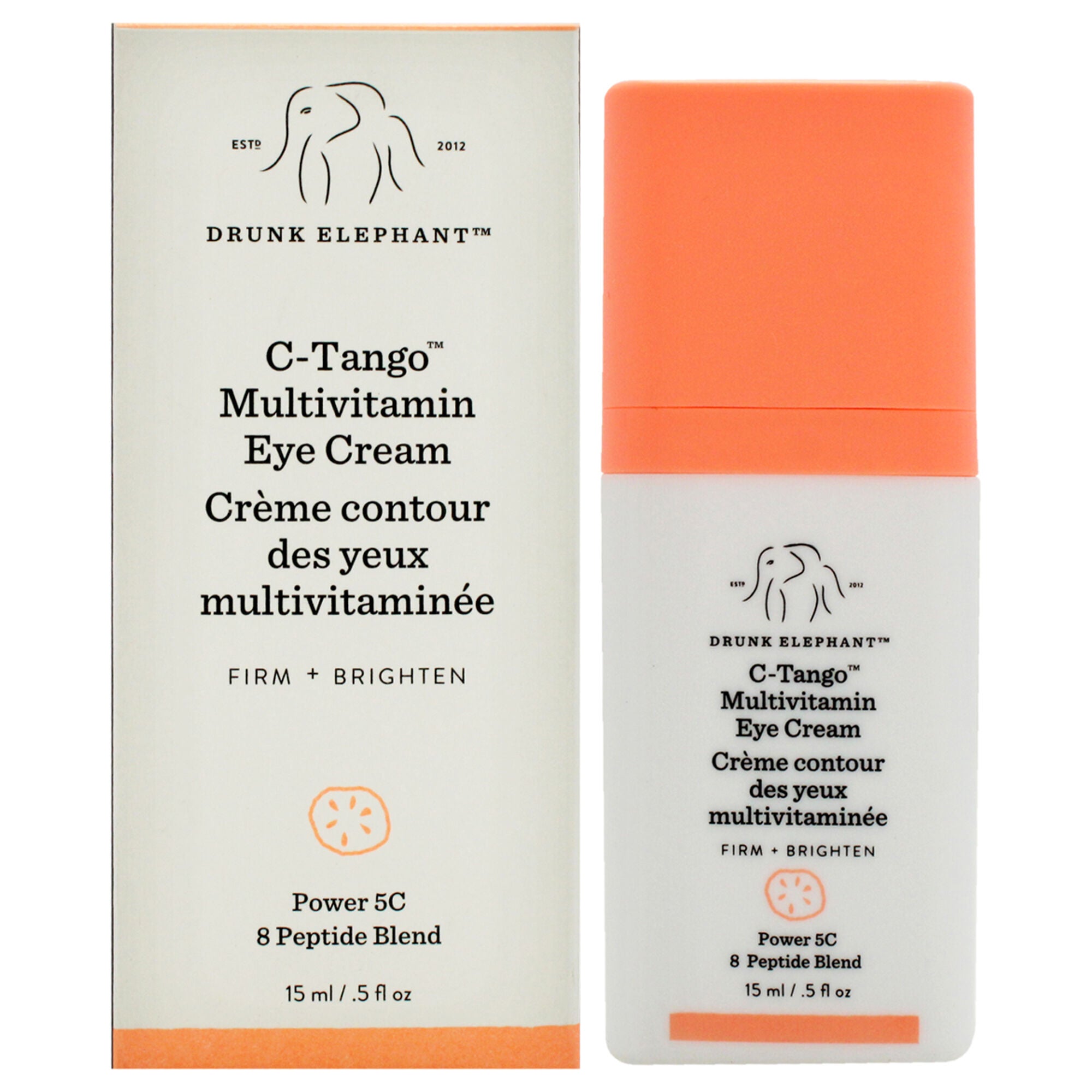 C-Tango Multivitamin Eye Cream by Drunk Elephant for Women - 0.5 oz Cream, White, hi-res image number 0