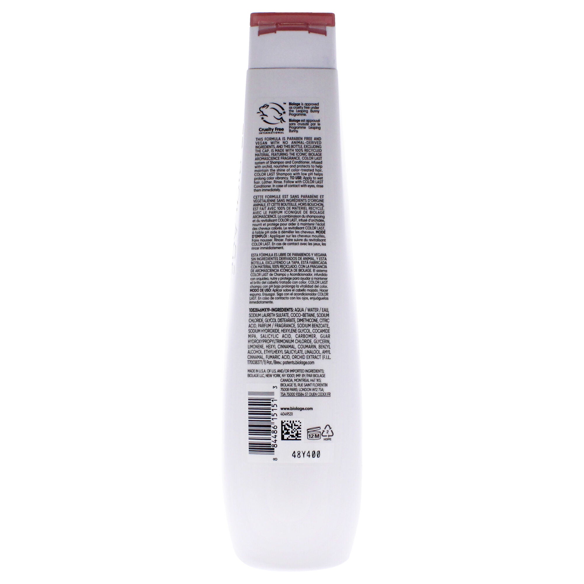 Biolage Color Last Shampoo by Matrix for Unisex - 13.5 oz Shampoo, See Description, alternate image number 1