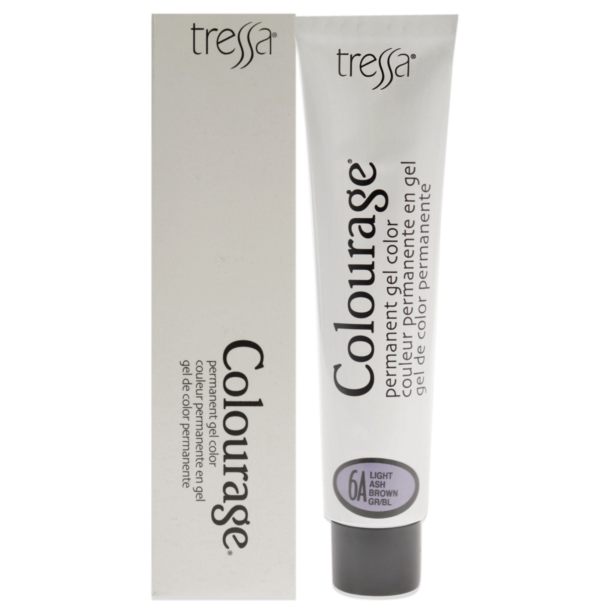 Colourage Permanent Gel Color - 6A Light Ash Brown by Tressa for Unisex - 2 oz Hair Color, See Description, hi-res image number 0