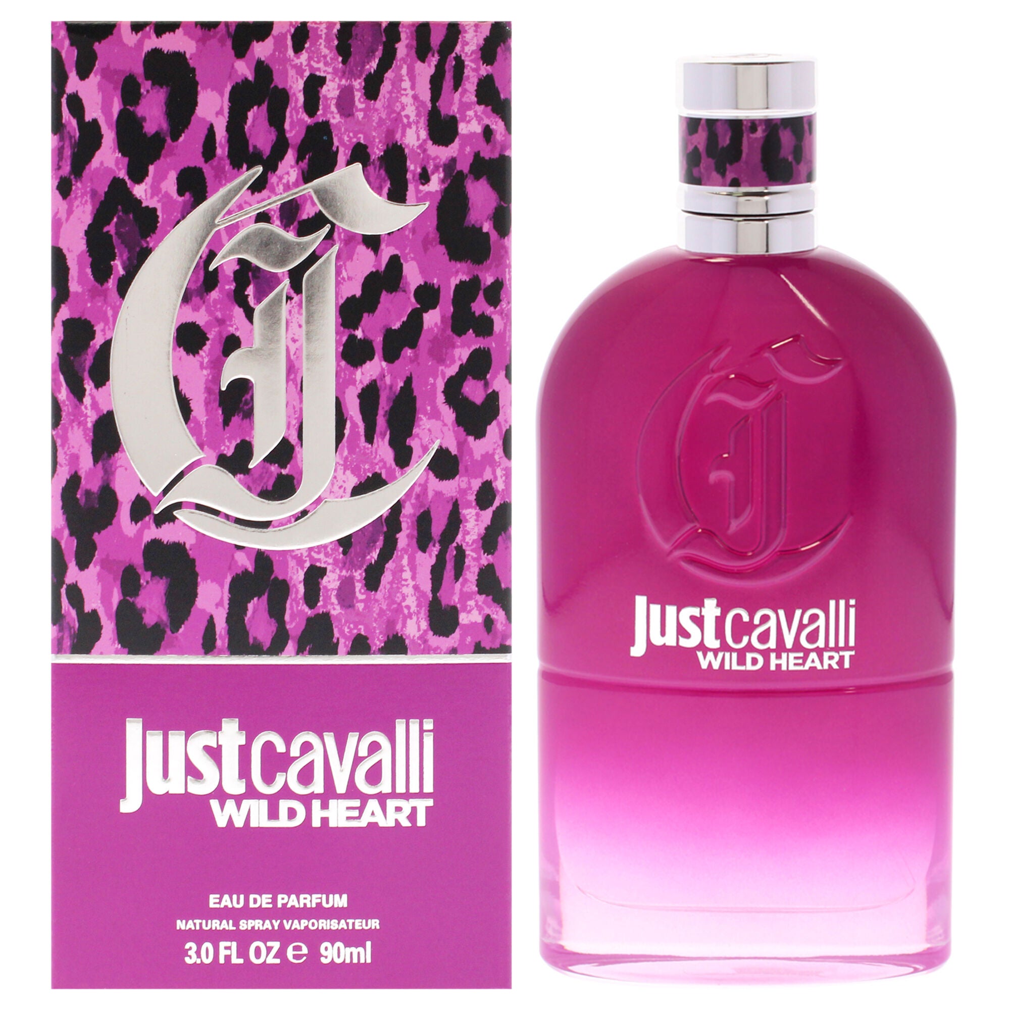 Just Cavalli Wild Heart by Roberto Cavalli for Women - 3 oz EDP Spray, Clear, hi-res image number 0