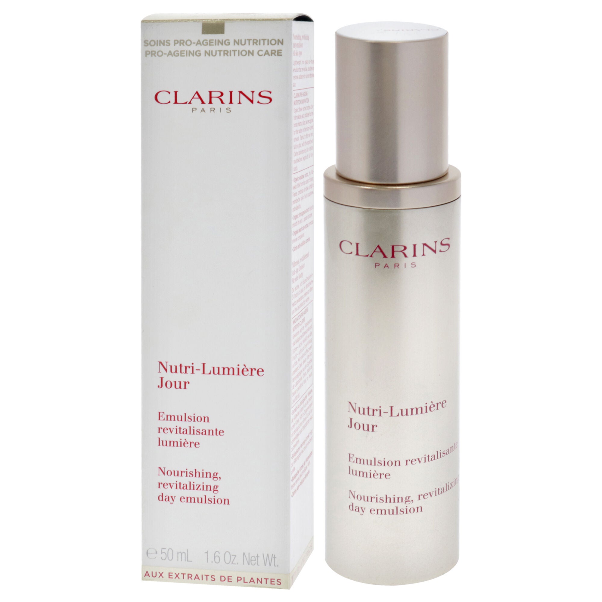 Nutri-Lumiere Day Emulsion by Clarins for Unisex - 1.6 oz Emulsion, See Description, alternate image number 3
