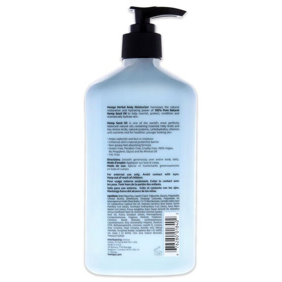 Triple Moisture Herbal Whipped Body Creme by Hempz for Unisex - 17 oz Body Cream, , alternate image number null