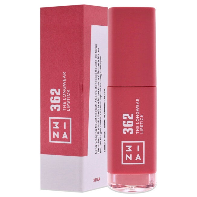 The Longwear Lipstick - 362 Pink by 3INA for Women - 0.20 oz Lipstick, NA, alternate image number null