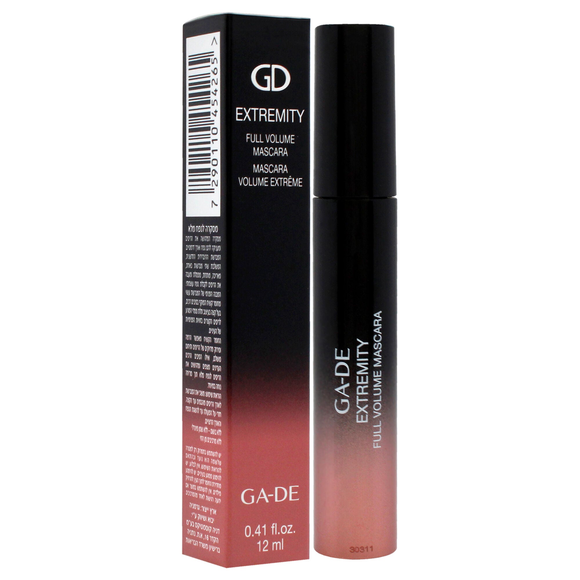 Extremity Full Volume Mascara - Black by GA-DE for Women - 0.41 oz Mascara, See Description, alternate image number 2