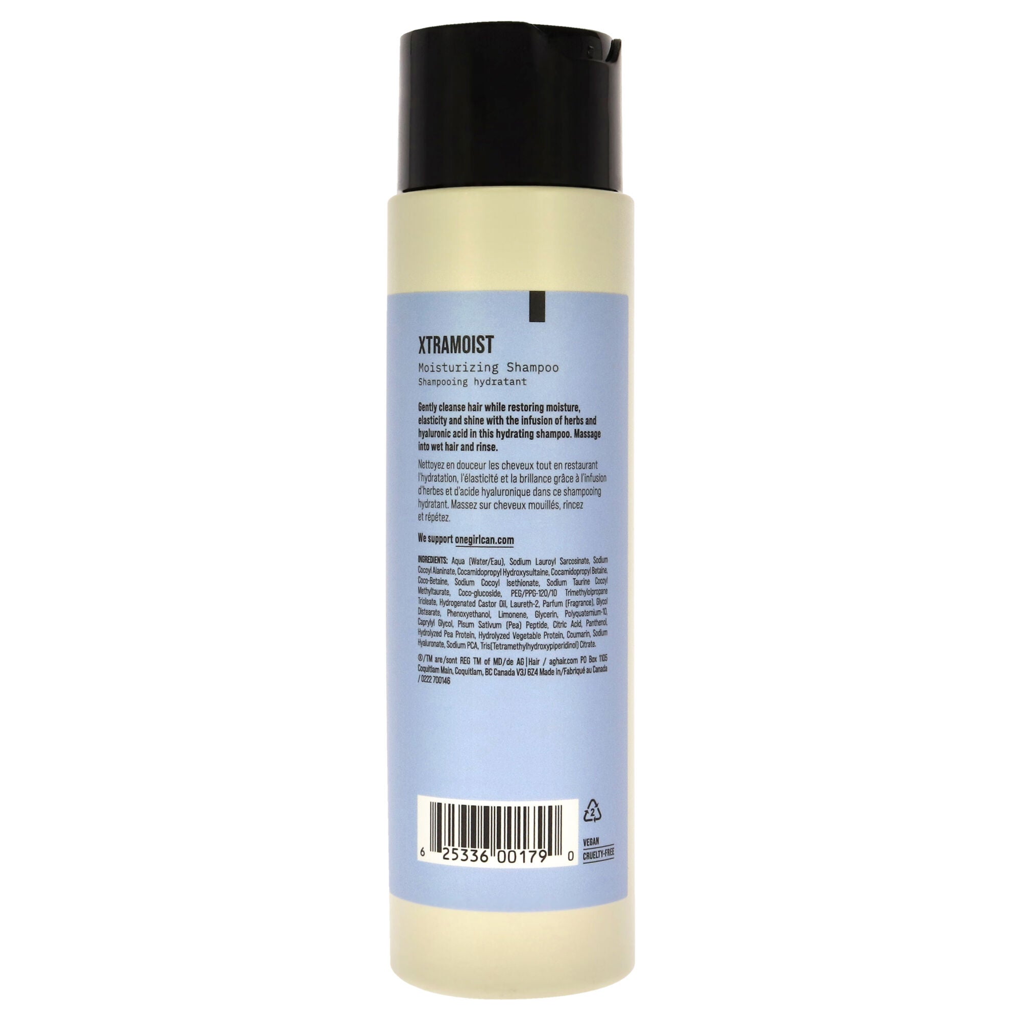 Xtramoist Moisturizing Shampoo by AG Hair Cosmetics for Unisex - 10 oz Shampoo, See Description, alternate image number 1