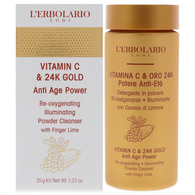 Victamin C And 24K Gold Anti-Age Power by LErbolario for Women - 1.23 oz Cleanser, NA, hi-res image number null