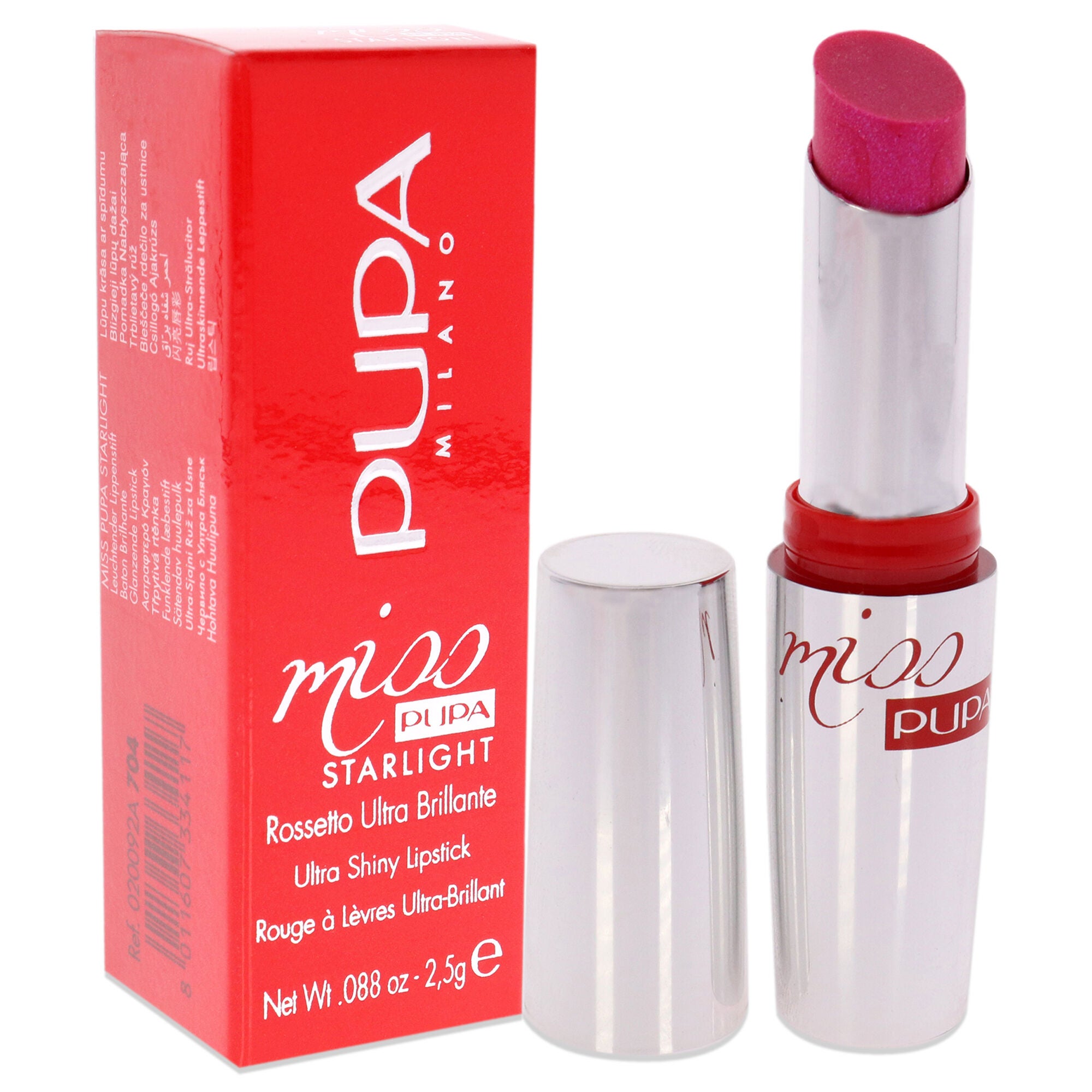 Miss Pupa Starlight Ultra-shiny - 704 Lovely Meghan by Pupa Milano for Women - 0.88 oz Lipstick, , alternate image number 6