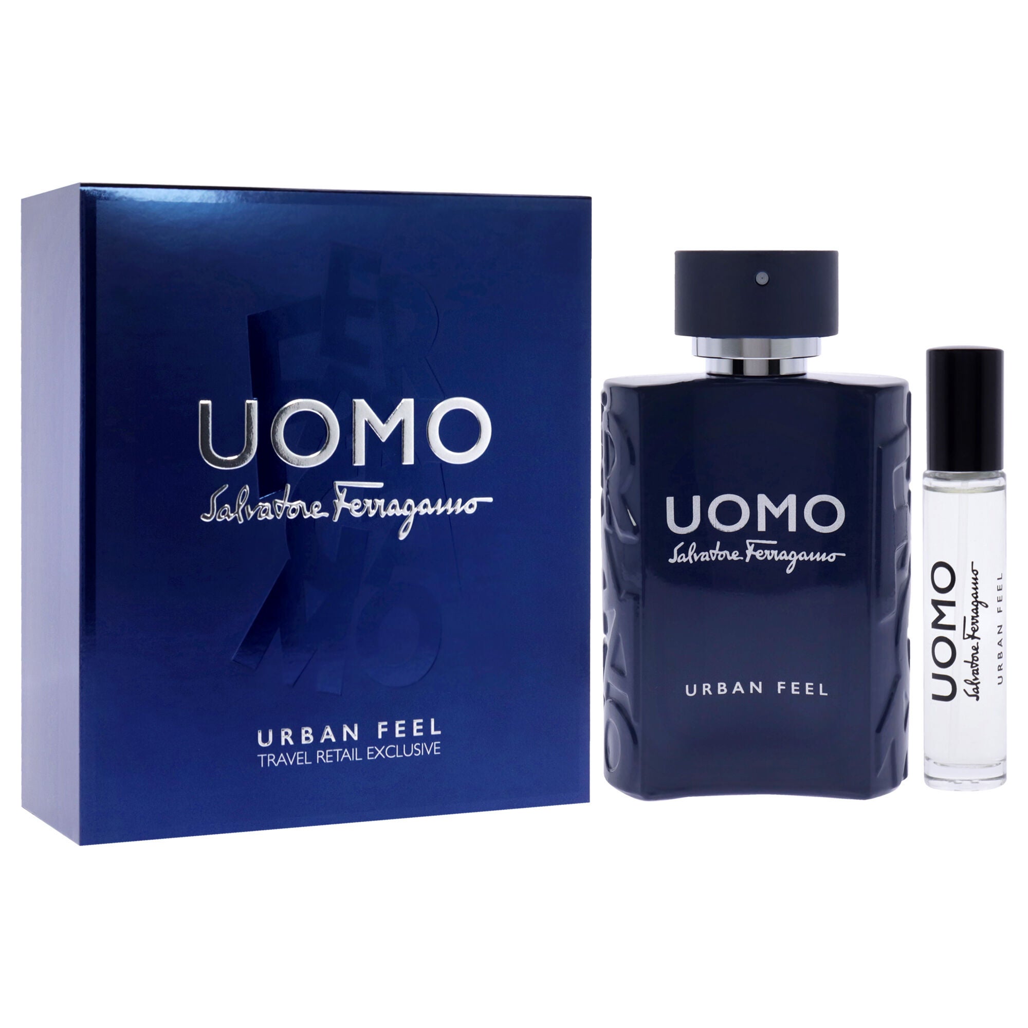 Uomo Urban Feel by Salvatore Ferragamo for Men - 2 Pc Gift Set 3.4oz EDT Spray, 0.34oz EDT Spray, See Description, alternate image number 2