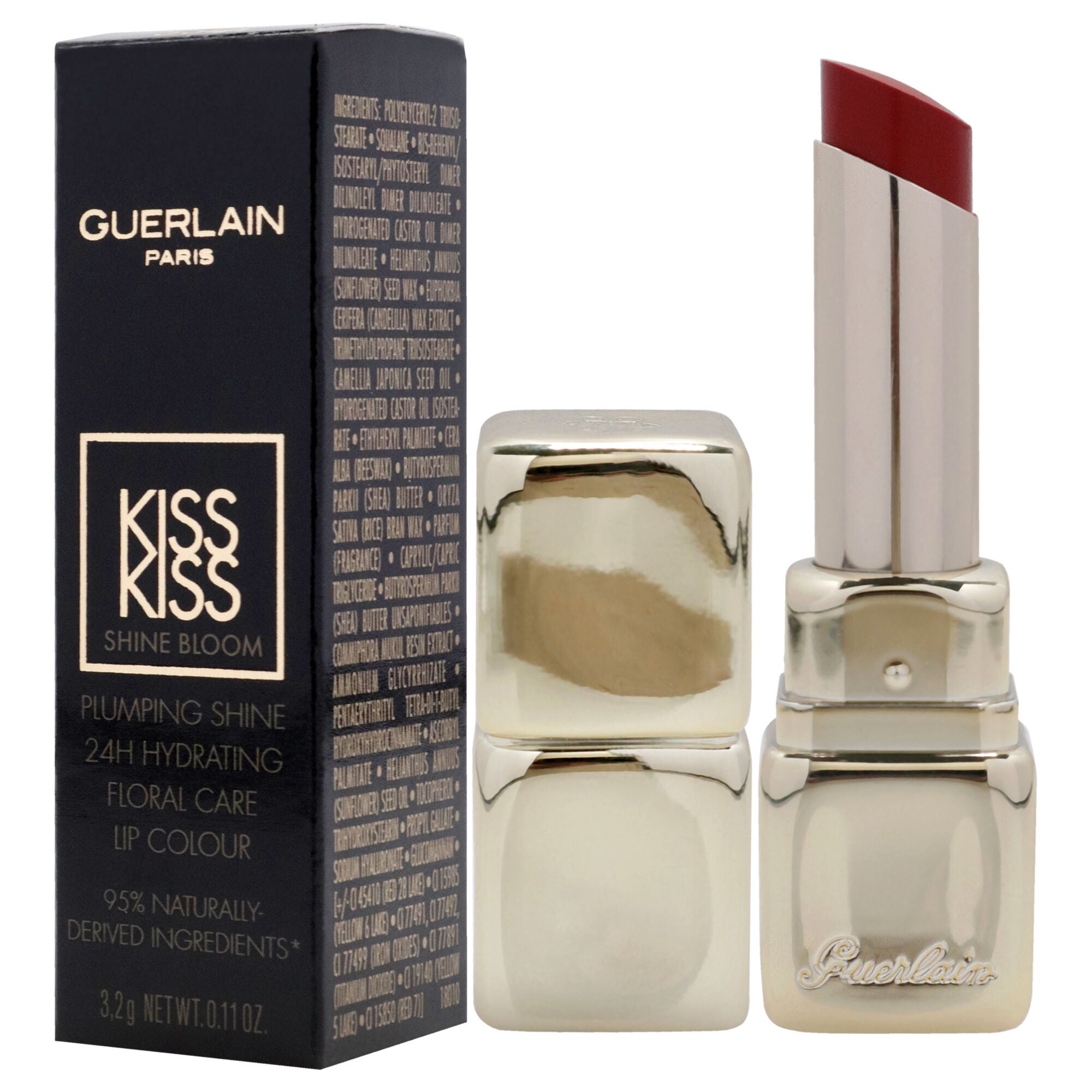 Kiss Kiss Shine Bloom Lipstick - 509 Wild Kiss by Guerlain for Women - 0.11 oz Lipstick, See Description, alternate image number 3