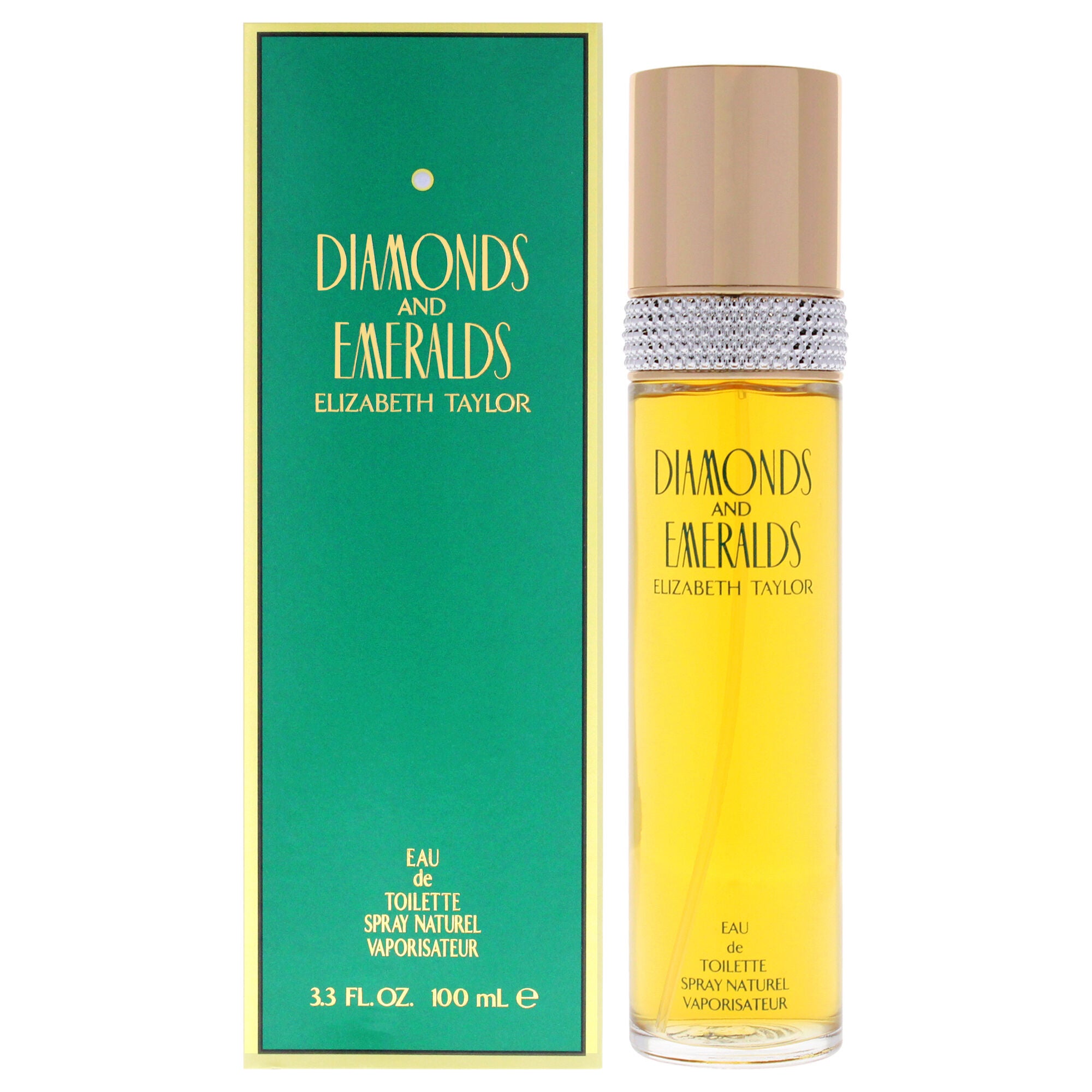 Diamonds and Emeralds by Elizabeth Taylor for Women - 3.3 oz EDT Spray, See Description, hi-res image number 0