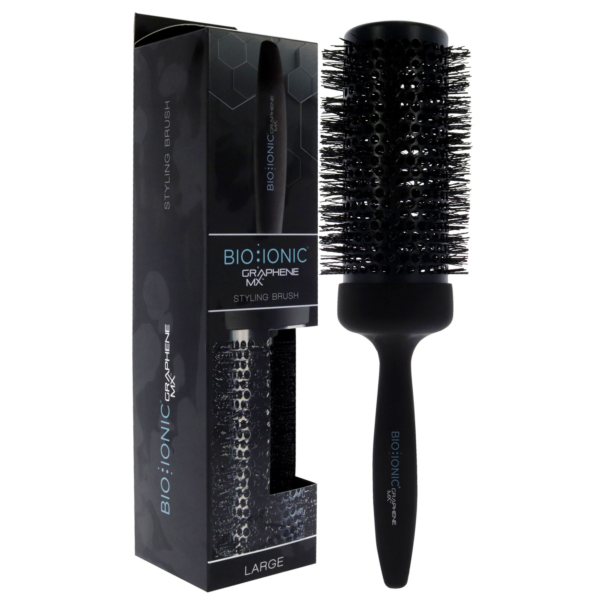 GrapheneMX Thermal Styling Brush - Large by Bio Ionic for Women - 1 Pc Hair Brush, See Description, alternate image number 2