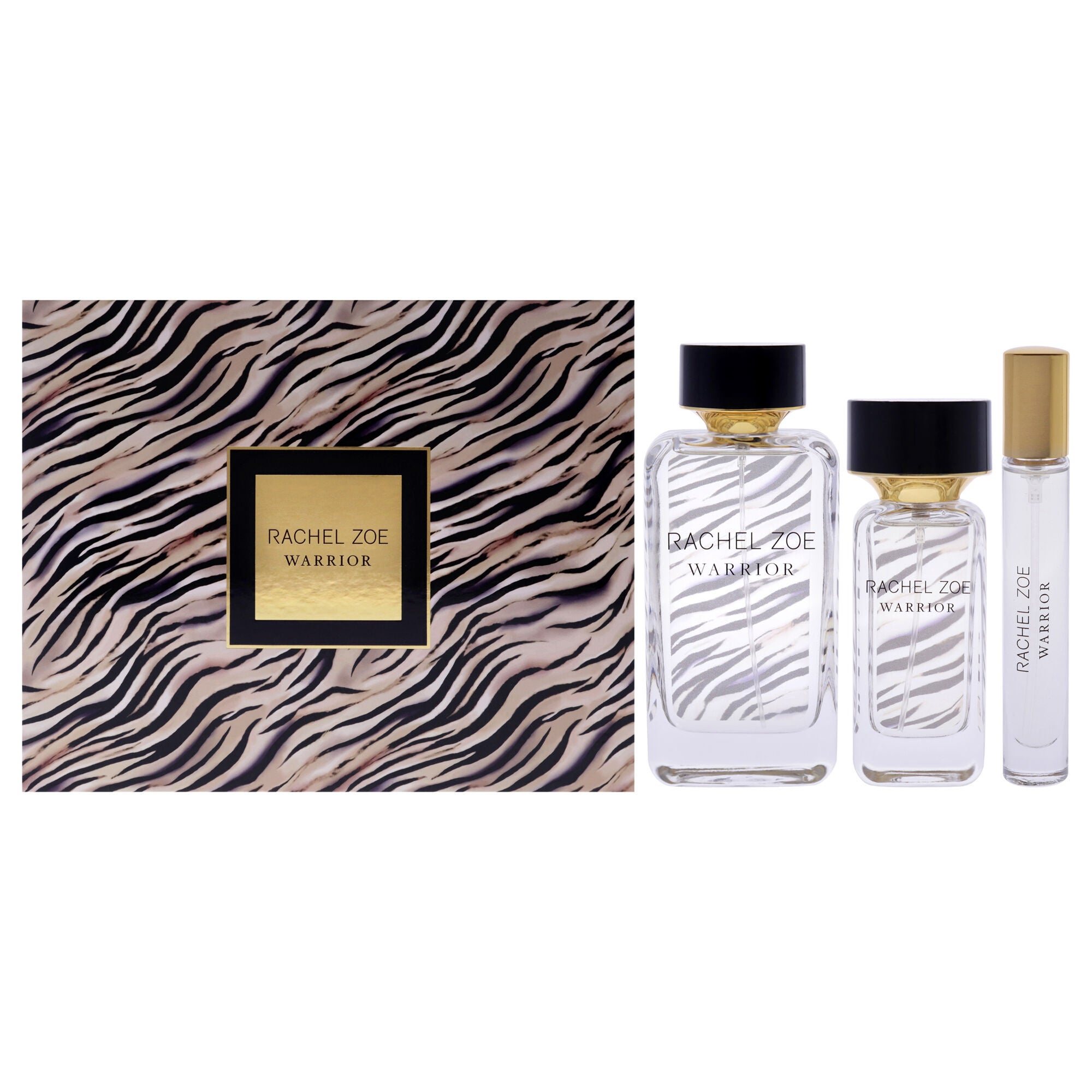 Warrior by Rachel Zoe for Women - 3 Pc Gift Set 3.4oz EDP Spray, 1oz EDP Spray, 0.34oz EDP Spray, See Description, hi-res image number 0