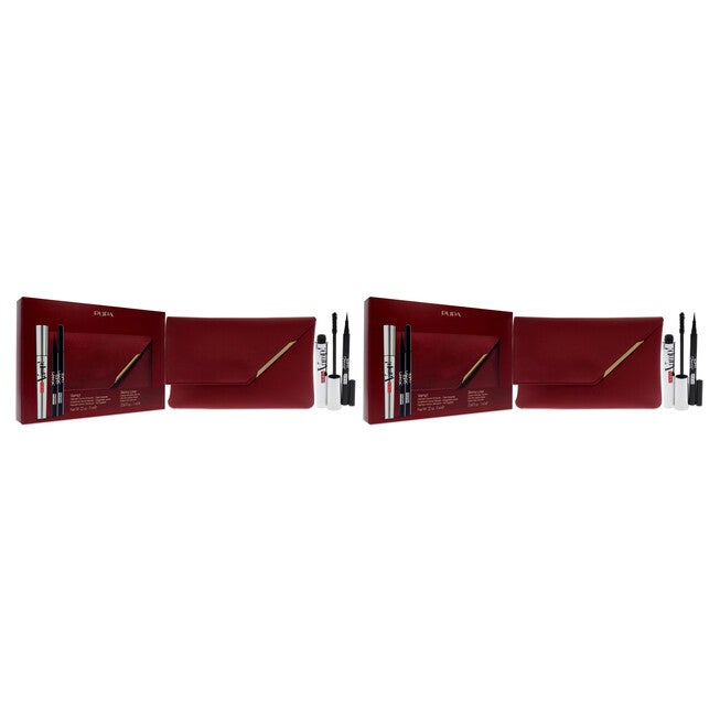 Vamp! and Skinny Liner Set by Pupa Milano for Women - 3 Pc 0.32oz Vamp! Mascara - 100 Black, 0.034oz Skinny Liner, Handy Bag - Pack of 2, See Description, alternate image number 2