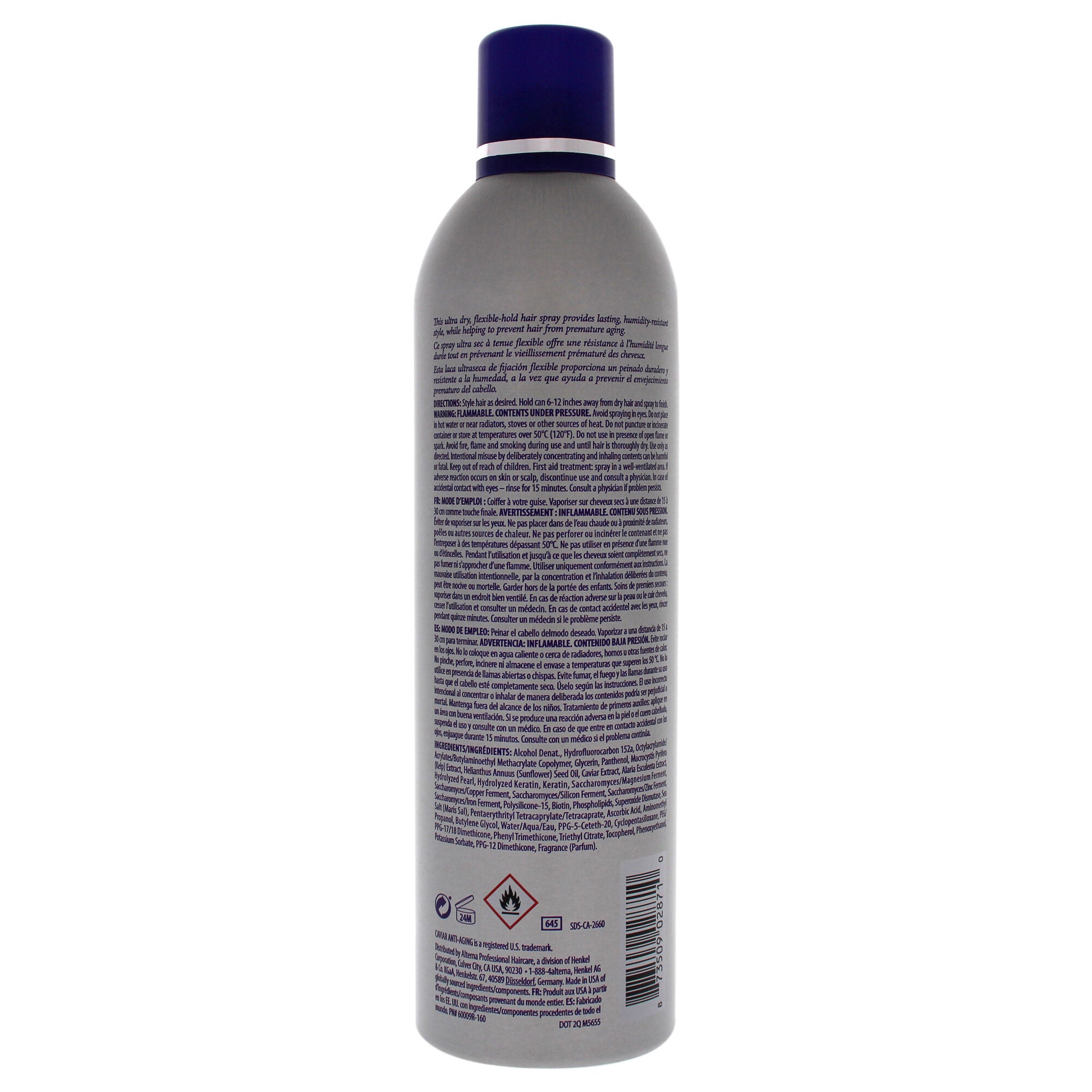 Caviar Anti-Aging Working Hairspray by Alterna for Unisex - 15.5 oz Hair Spray, See Description, alternate image number 2