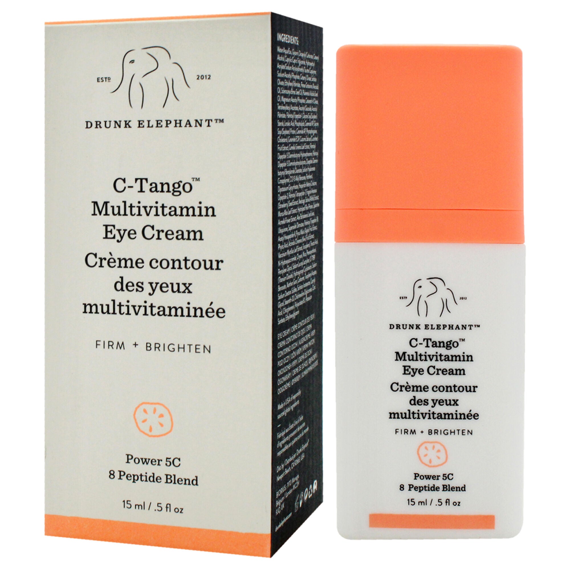 C-Tango Multivitamin Eye Cream by Drunk Elephant for Women - 0.5 oz Cream, White, alternate image number 3
