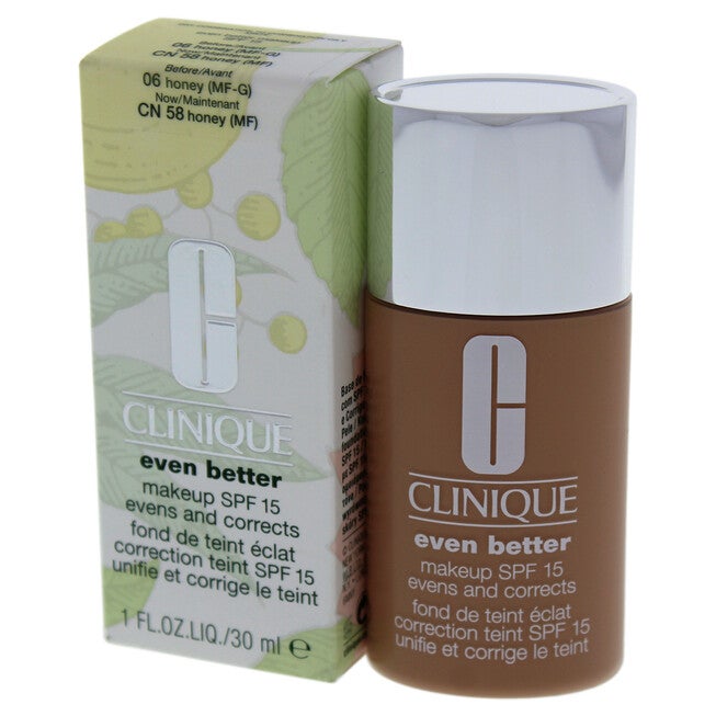Even Better Makeup SPF 15 - 06 Honey MF-G - Dry To Combination Oily Skin by Clinique for Women - 1 oz Foundation, , alternate image number null
