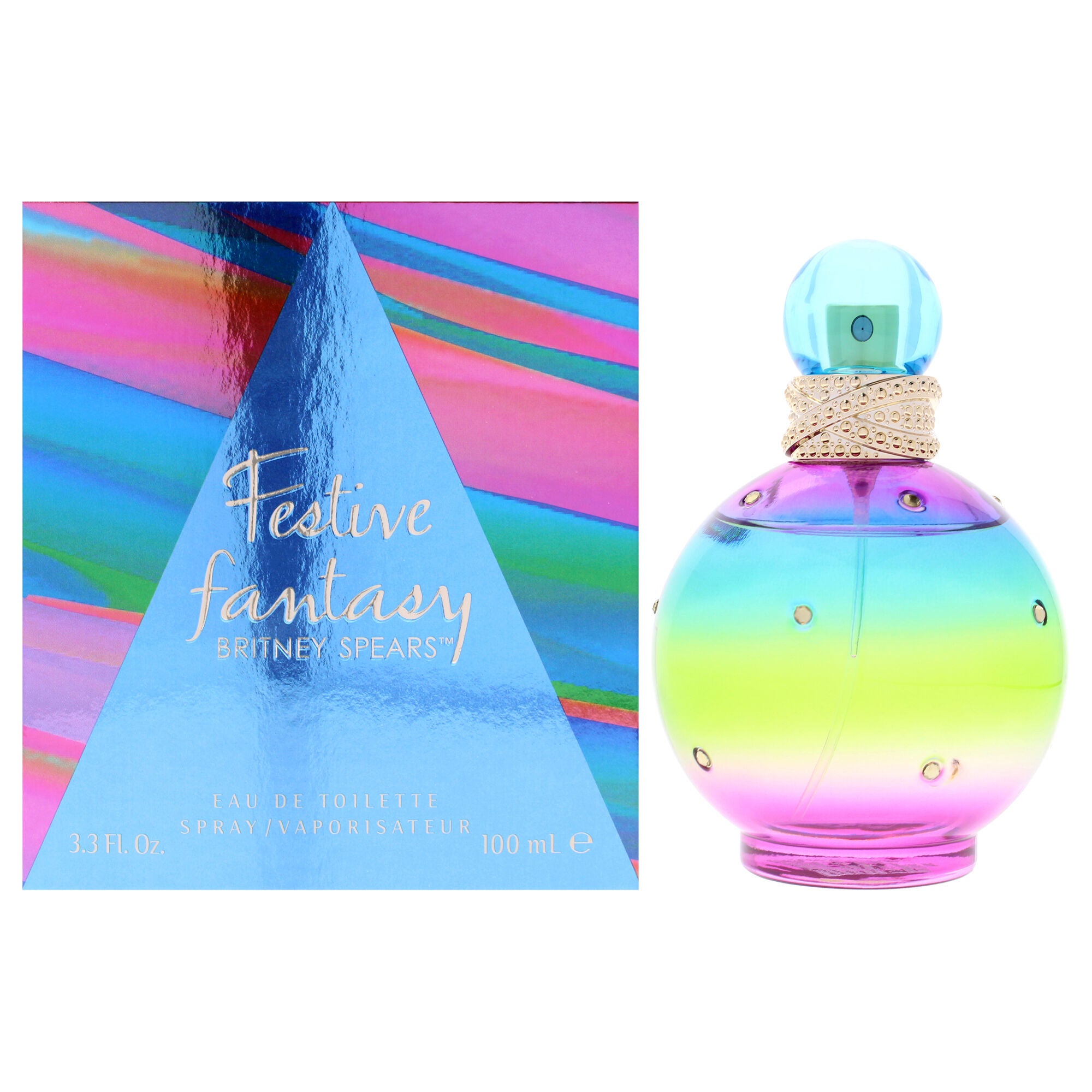 Festive Fantasy by Britney Spears for Women - 3.3 oz EDT Spray, See Description, hi-res image number 0