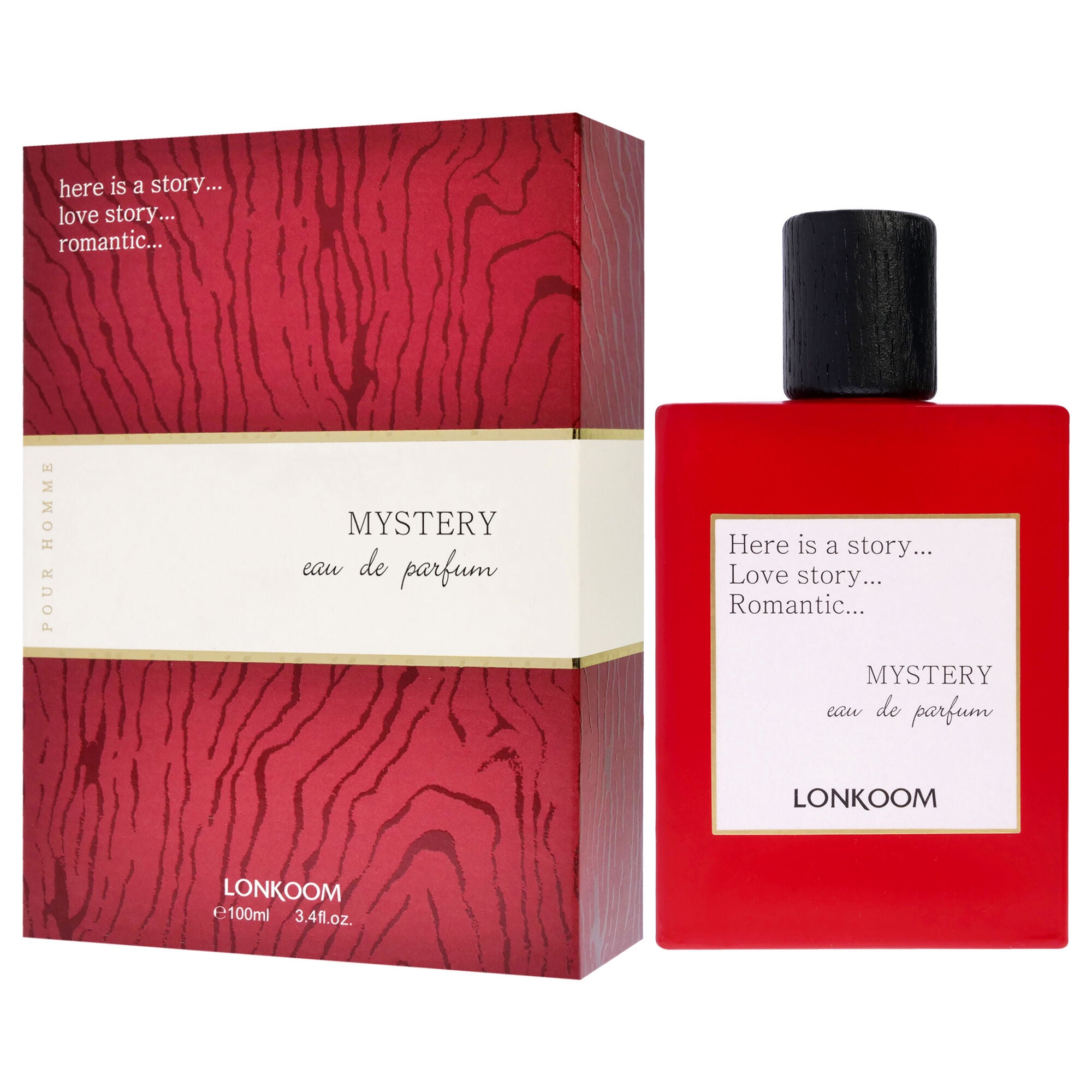 Mystery - Red by Lonkoom for Women - 3.4 oz EDP Spray, See Description, alternate image number 3