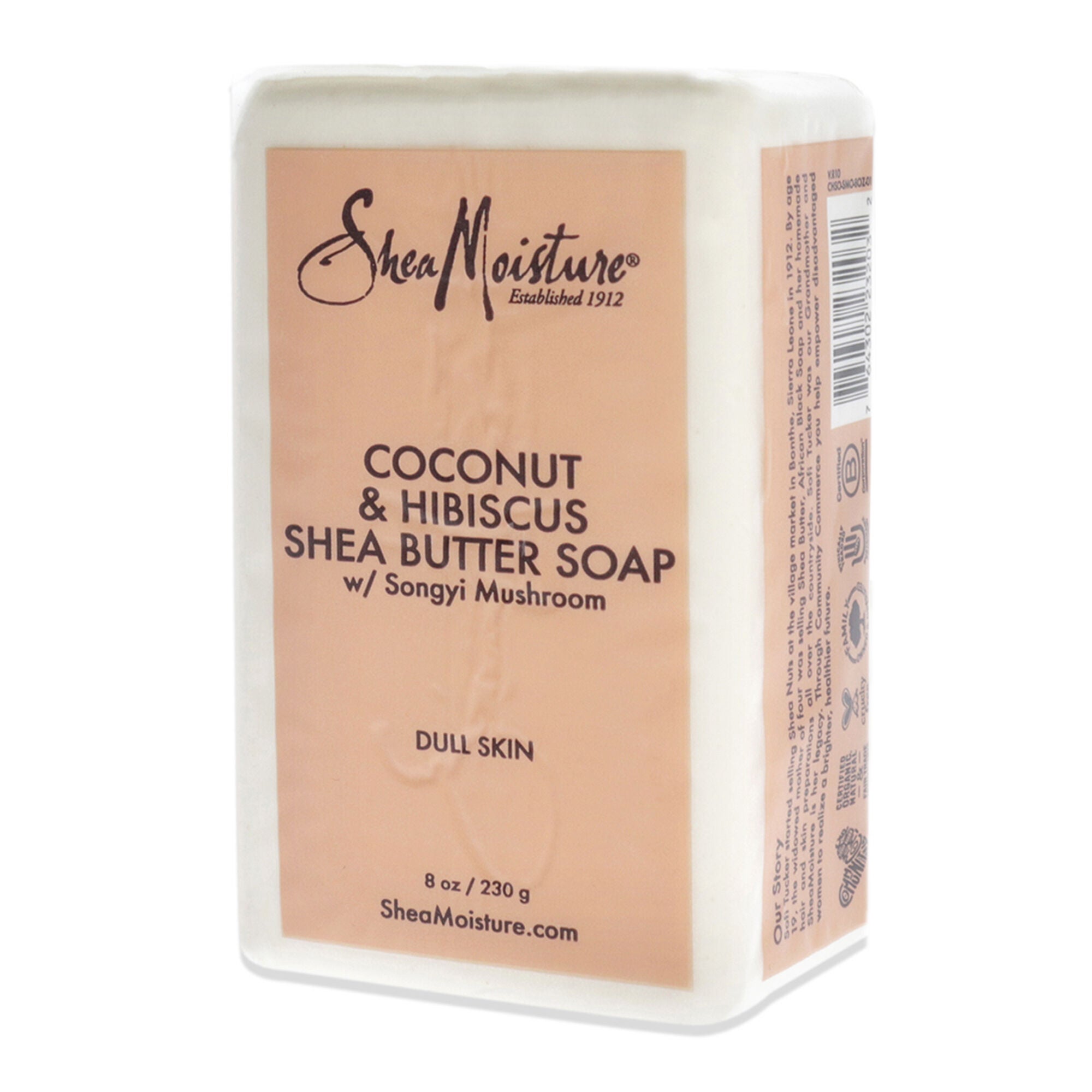 Coconut and Hibiscus Shea Butter Soap by Shea Moisture for Unisex - 8 oz Soap, , alternate image number 7
