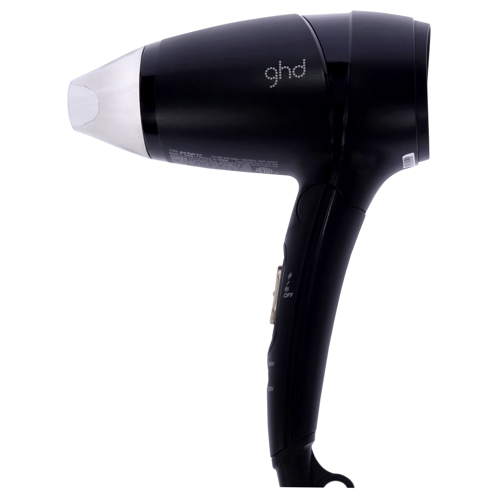 Copper Flight Travel Hairdryer - Black by GHD for Unisex - 1 Pc Hair Dryer, See Description, alternate image number 4