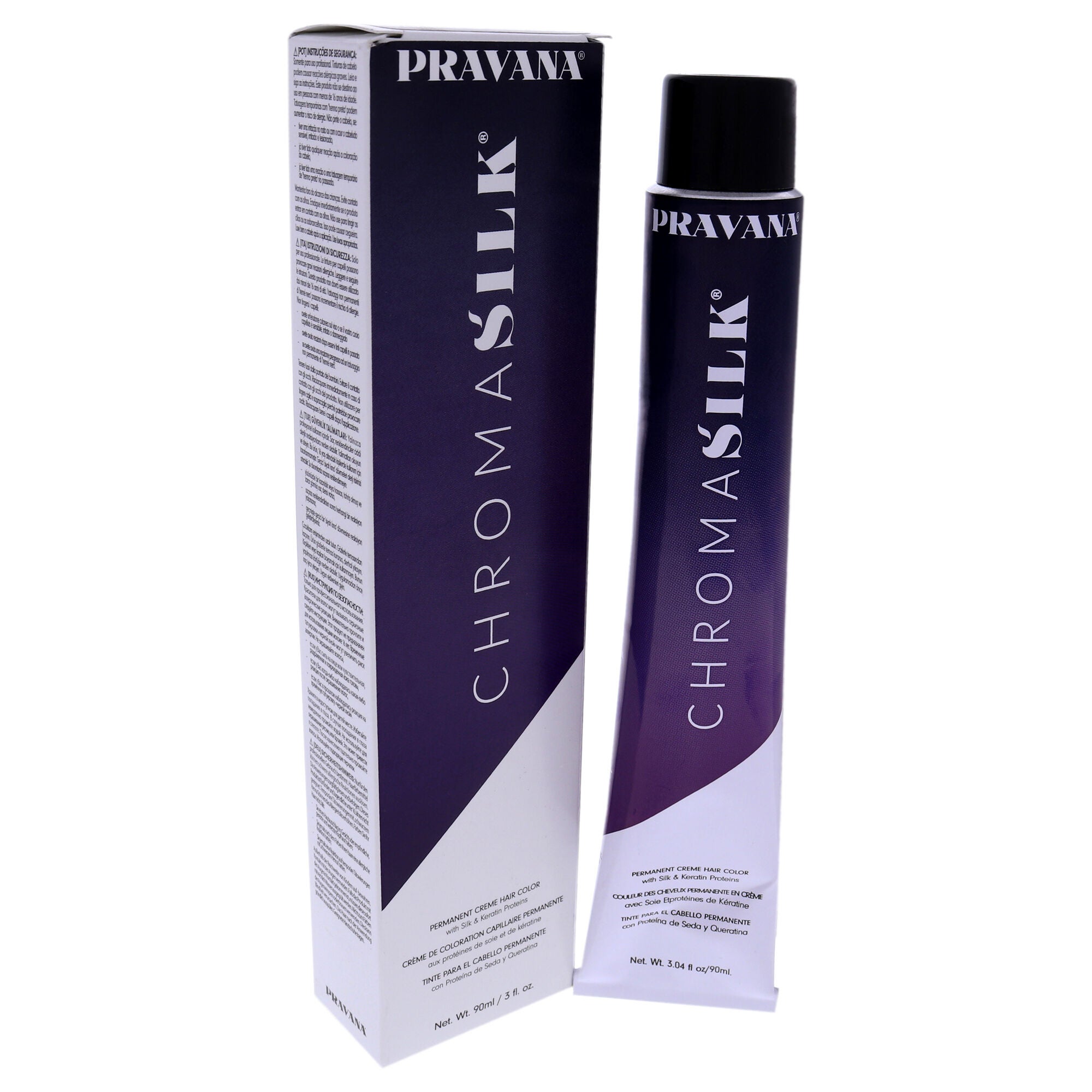 ChromaSilk Creme Hair Color - 6.1 Dark Ash Blonde by Pravana for Unisex - 3 oz Hair Color, , alternate image number 7