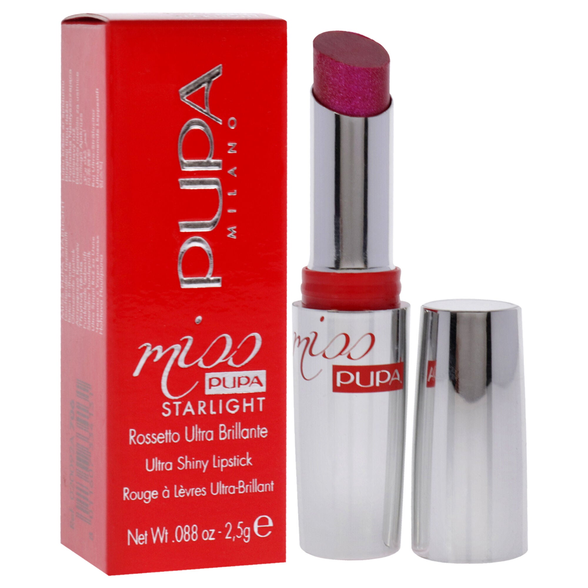 Miss Pupa Starlight Ultra-Shiny Lipstick - 706 Pretty Elizabeth by Pupa Milano for Women - 0.88 oz Lipstick, , alternate image number 6