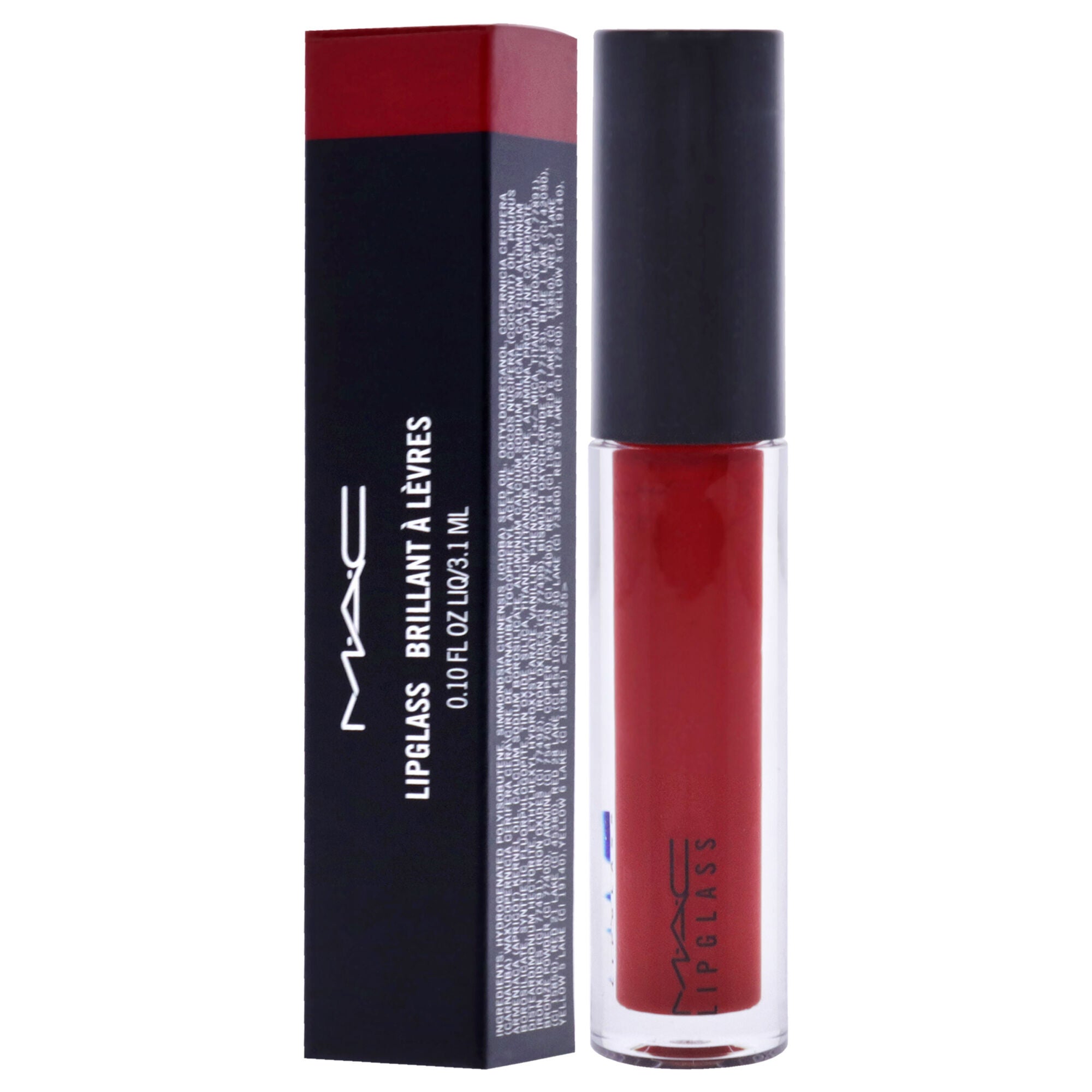 LipGlass Lip Gloss - Ruby Woo by MAC for Women - 0.1 oz Lip Gloss, See Description, alternate image number 3