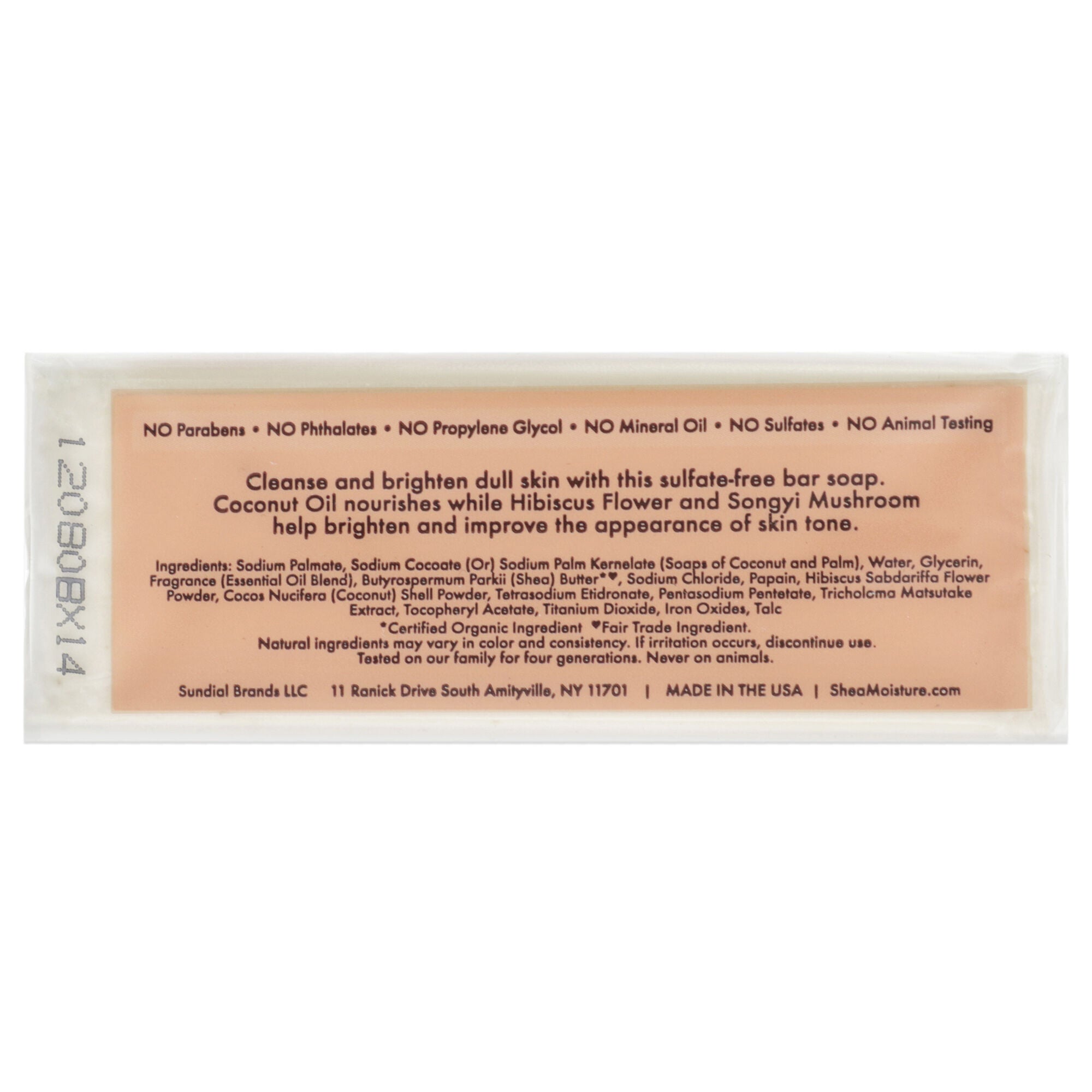 Coconut and Hibiscus Shea Butter Soap by Shea Moisture for Unisex - 8 oz Soap, See Description, alternate image number 4