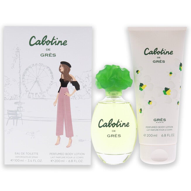 Cabotine by Parfums Gres for Women - 2 Pc Gift Set 3.4oz EDT Spray, 6.8oz Body Lotion, , alternate image number null