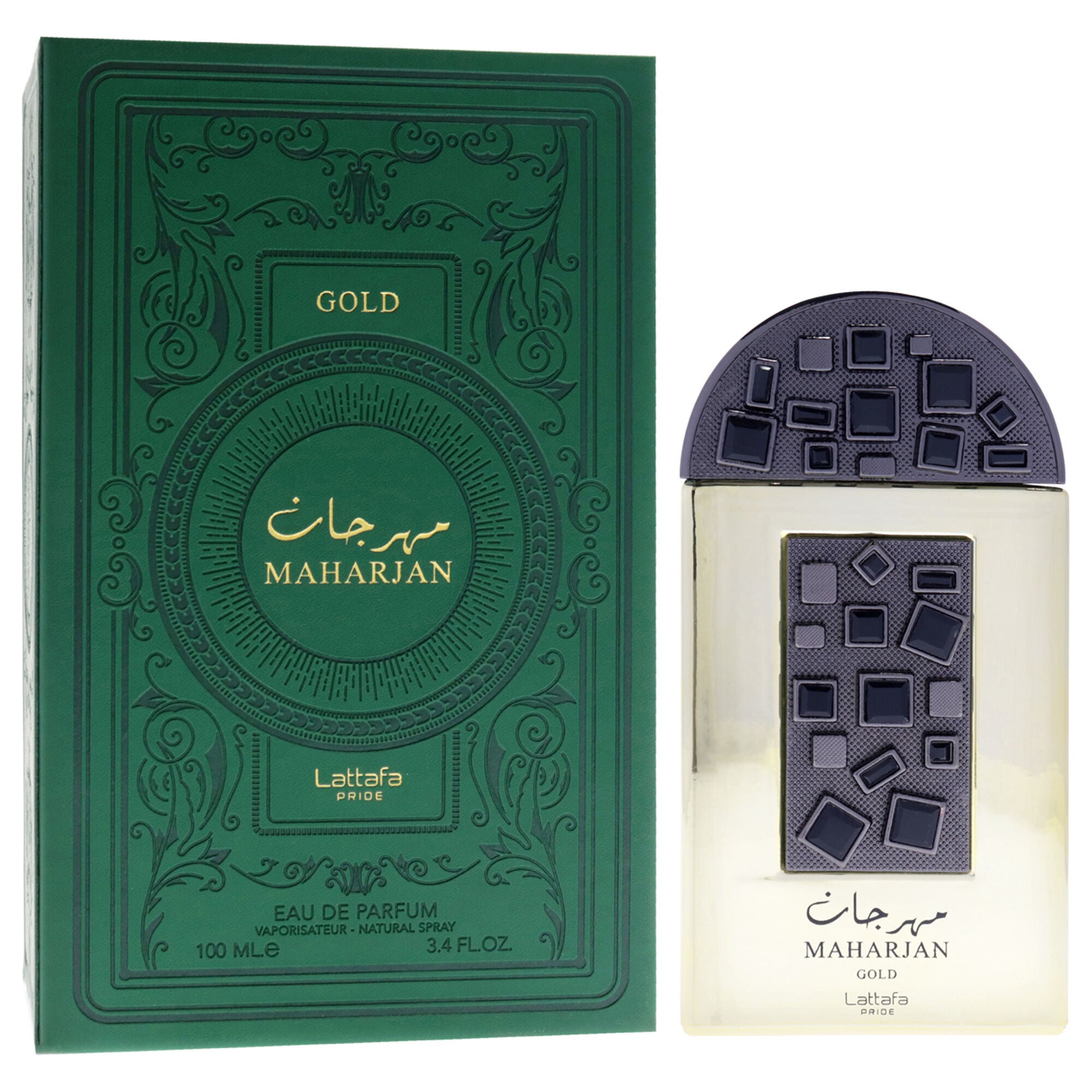 Pride - Maharjan Gold by Lattafa for Unisex - 3.4 oz EDP Spray, Clear, alternate image number 2