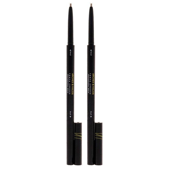 Micro Defining Brow Pencil - Sunny Blonde by Arches and Halos for Women - 0.003 oz Eyebrow Pencil - Pack of 2, , alternate image number null