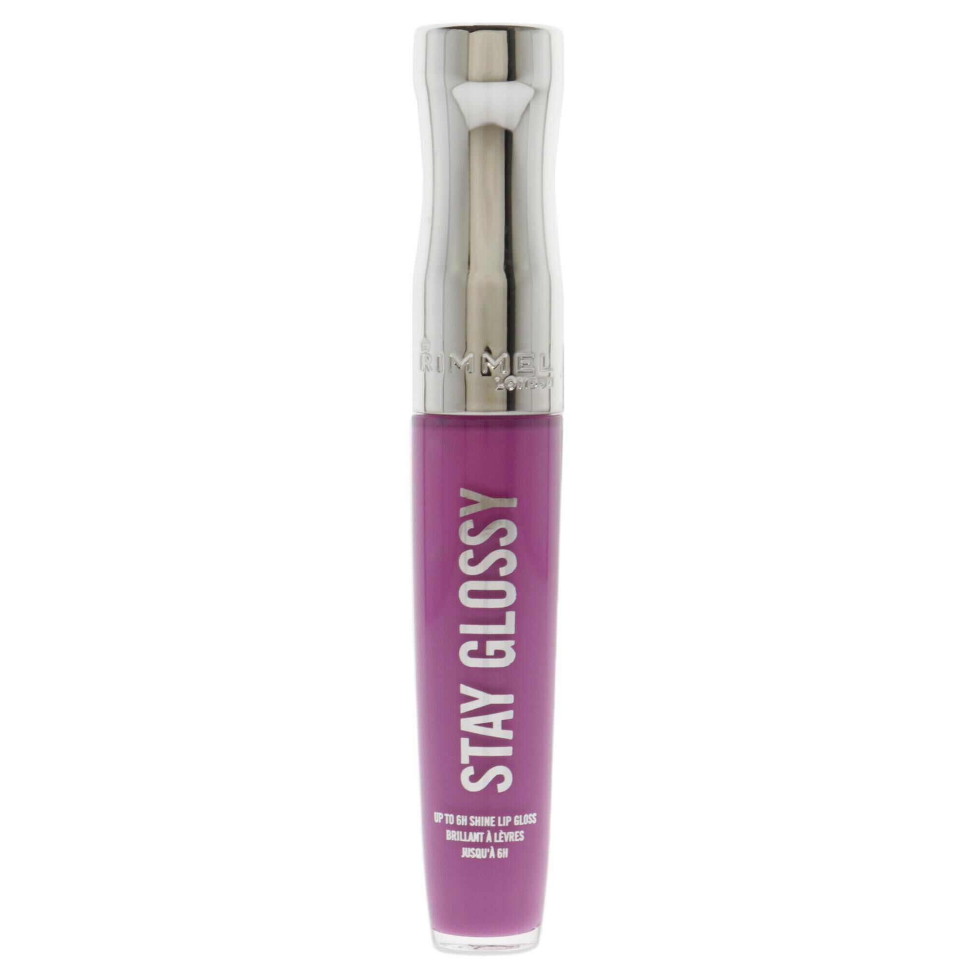 Stay Glossy Lip Gloss - 155 Purple Parlour by Rimmel London for Women - 0.18 oz Lip Gloss, See Description, hi-res image number 0